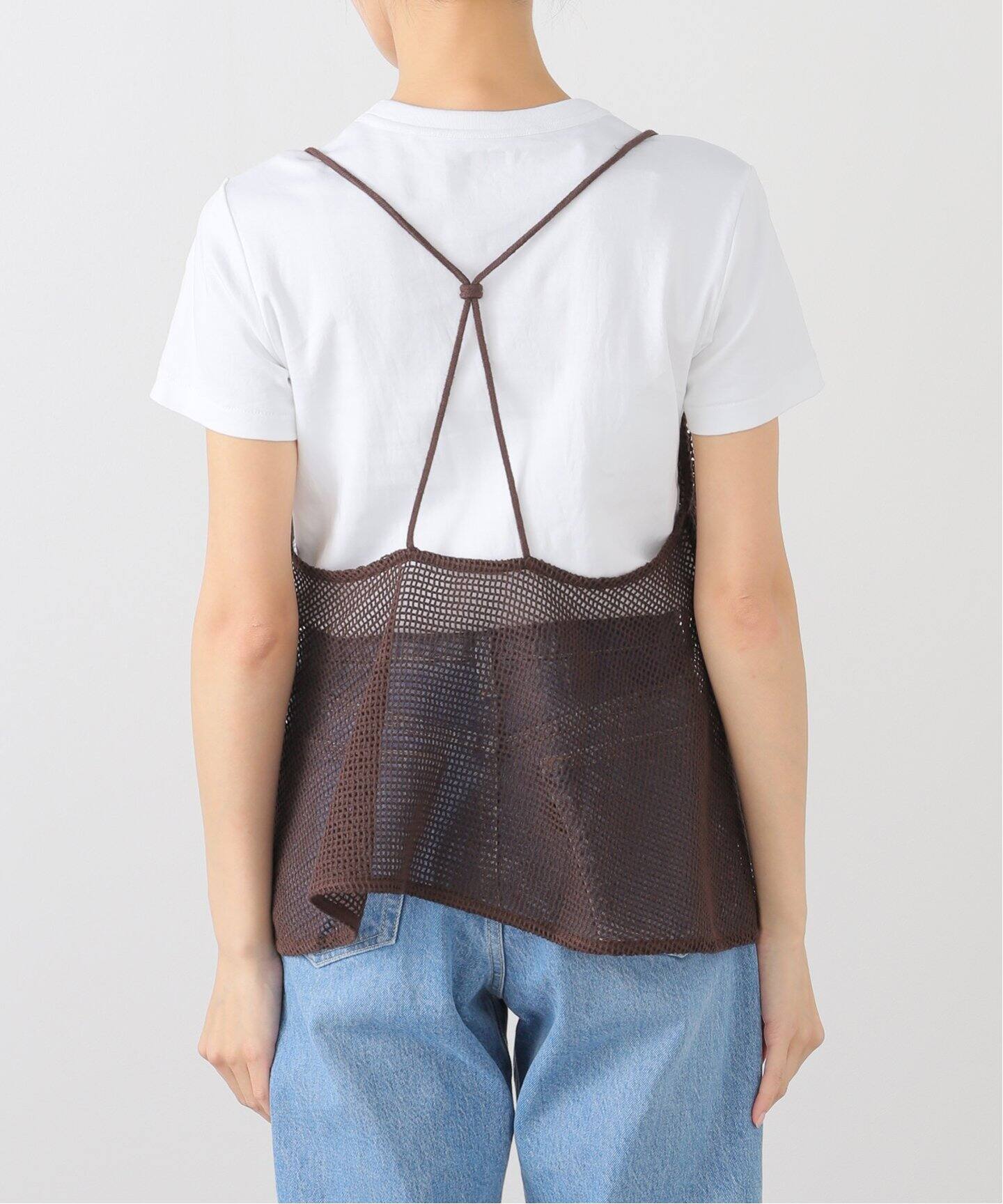 ホルターカットプルオーバー メッシュホルターネックプルオーバー（Tシャツ／カットソー）｜Spick