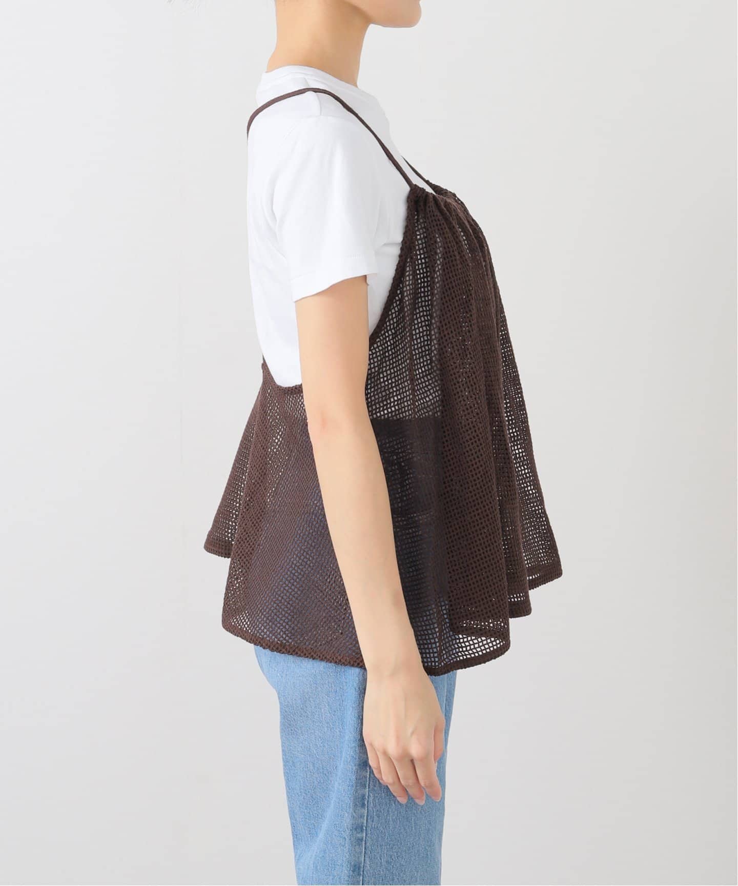おまとめ　スピックアンドスパン　メッシュパターンプルオーバー メッシュホルターネックプルオーバー（Tシャツ／カットソー）｜Spick