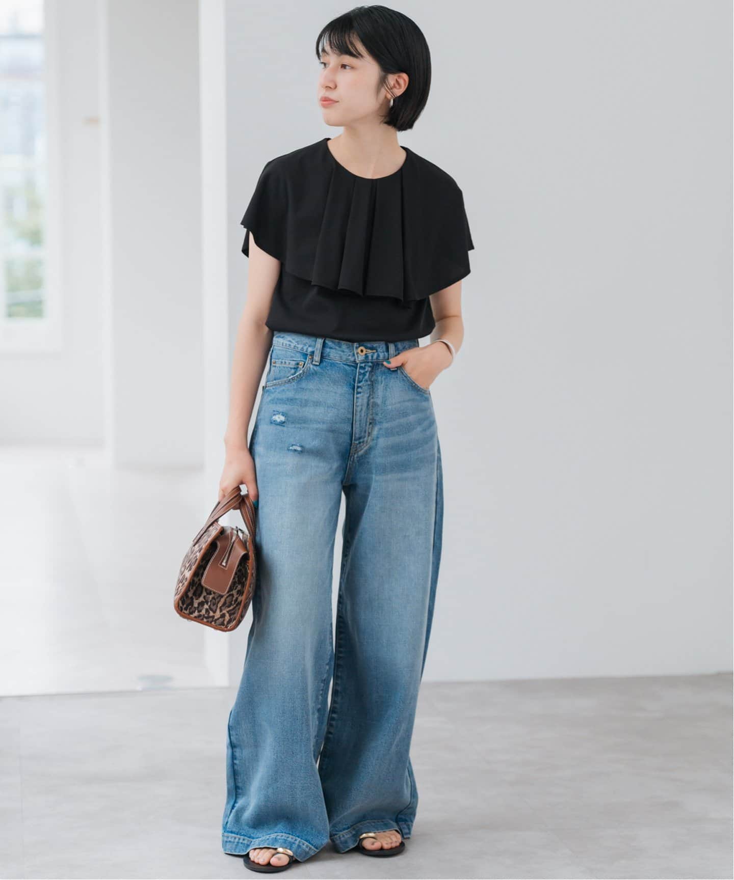 ケープコンビプルオーバー（Tシャツ／カットソー）｜Spick & Span