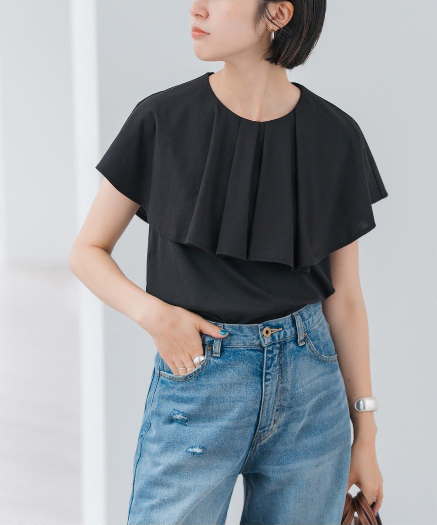 ケープコンビプルオーバー（Tシャツ／カットソー）｜Spick & Span
