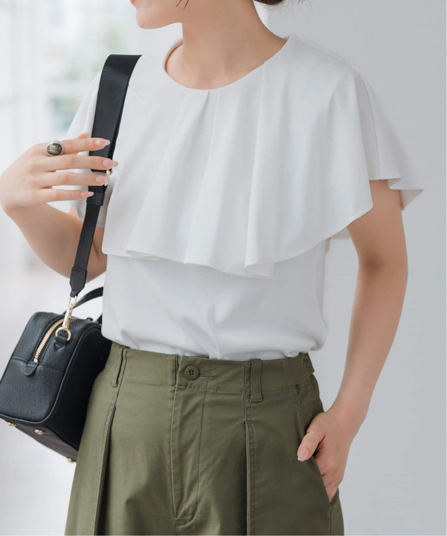 ケープコンビプルオーバー（Tシャツ／カットソー）｜Spick & Span