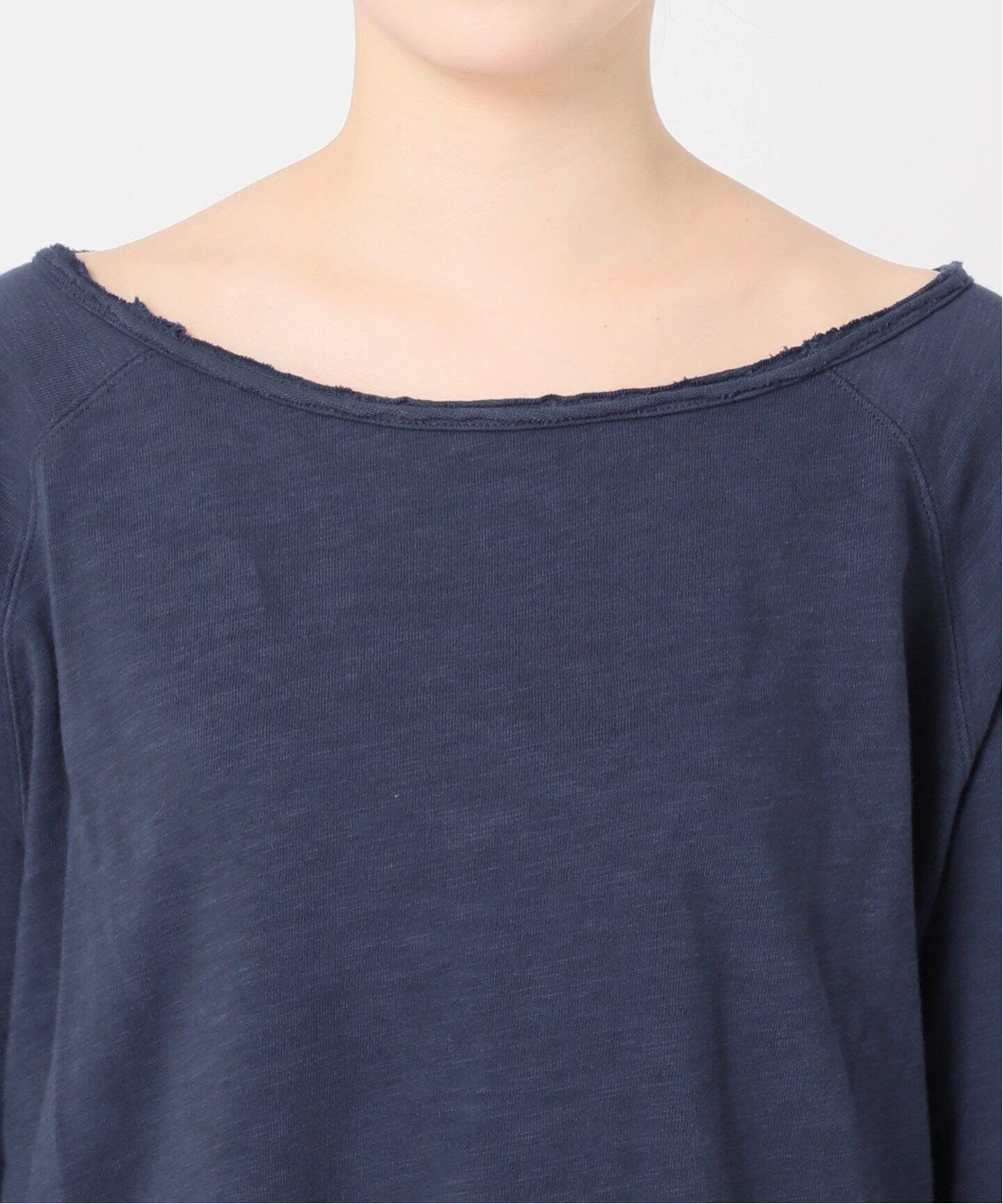 追加》コットンスラブクルーネックプルオーバー（Tシャツ／カットソー 