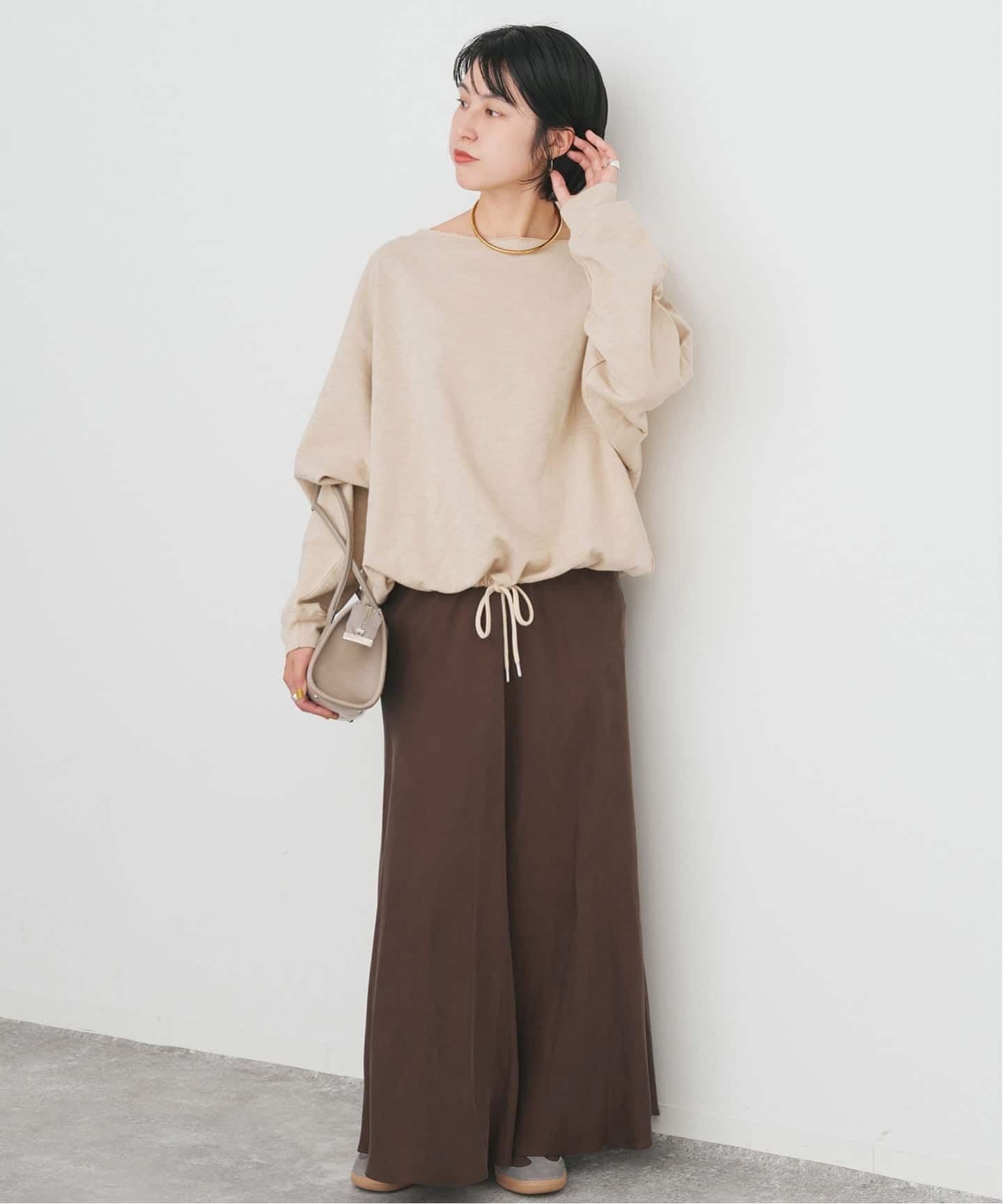 スピック＆スパン（Spick and Span）/コットンスラブミニ裏毛プルオーバー コットンスラブミニ裏毛プルオーバー（スウェット）｜Spick and Span