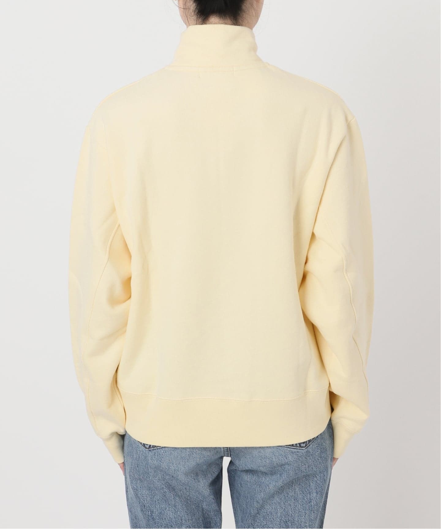 ブラッシュドテリーハーフジッププルオーバー（Tシャツ／カットソー