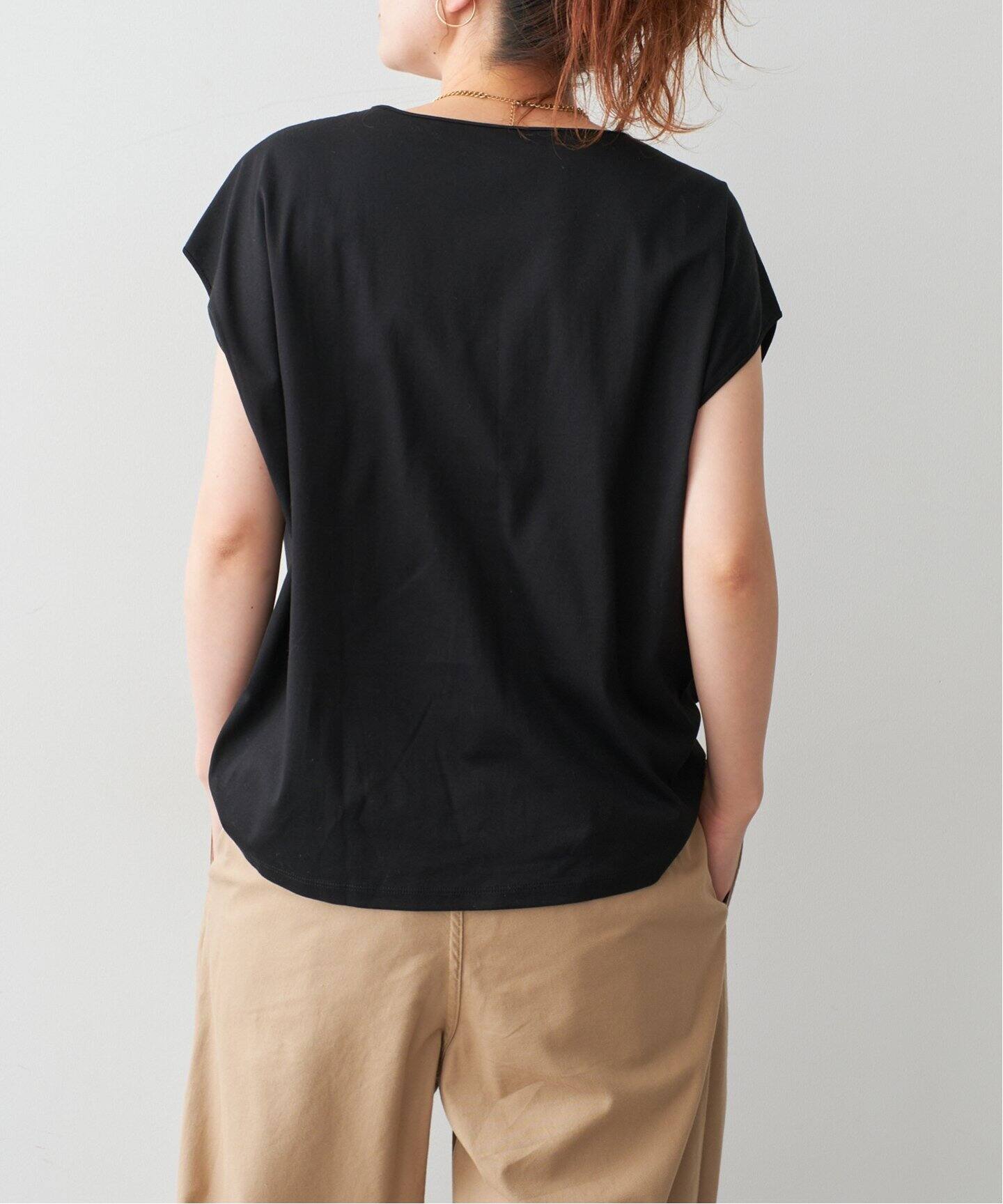 汗ジミ防止 / コクーンシルエットTシャツ（Tシャツ／カットソー