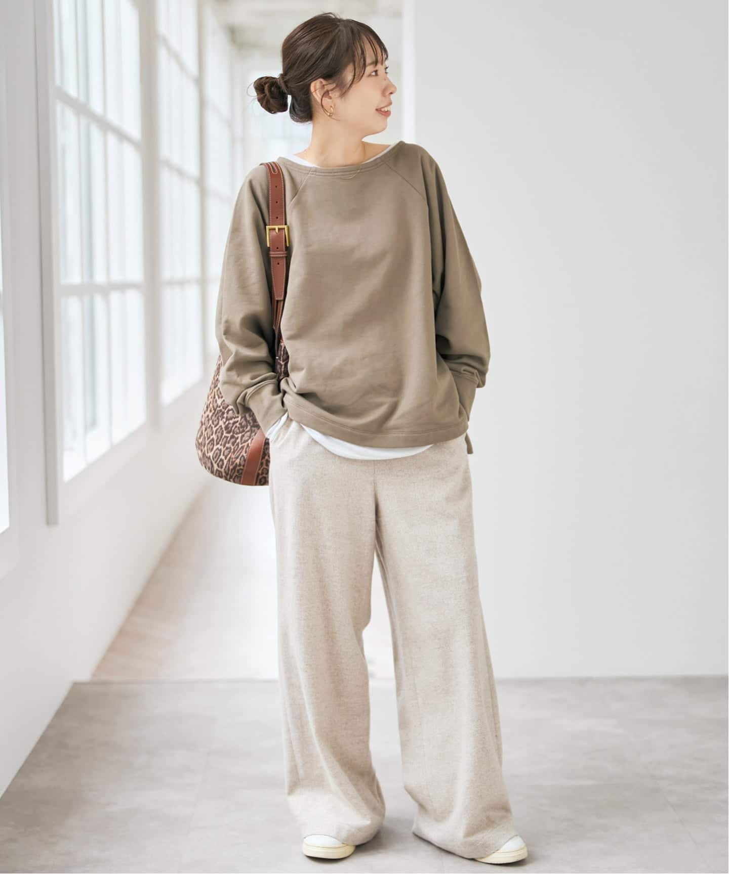 一部店舗+WEB限定》ボートネックワイドプルオーバー（Tシャツ