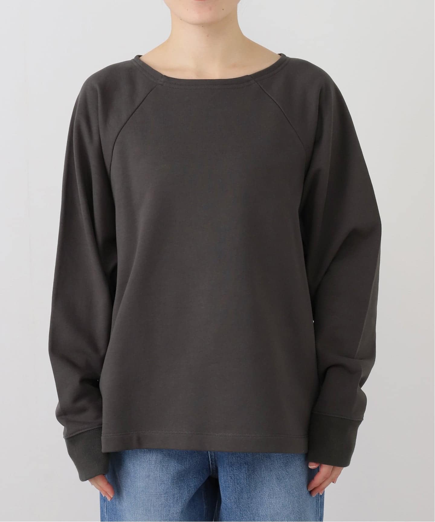 一部店舗+WEB限定》ボートネックワイドプルオーバー（Tシャツ