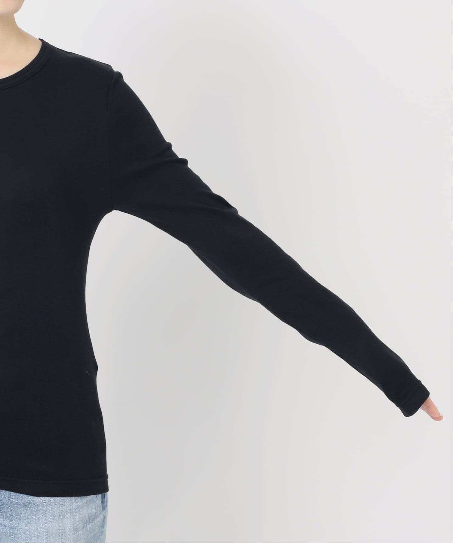 【NEW】スピック＆スパン（Spick and Span）/ウォームコットン ロングスリーブプルオーバー ウォームコットン ロングスリーブプルオーバー（Tシャツ／カットソー