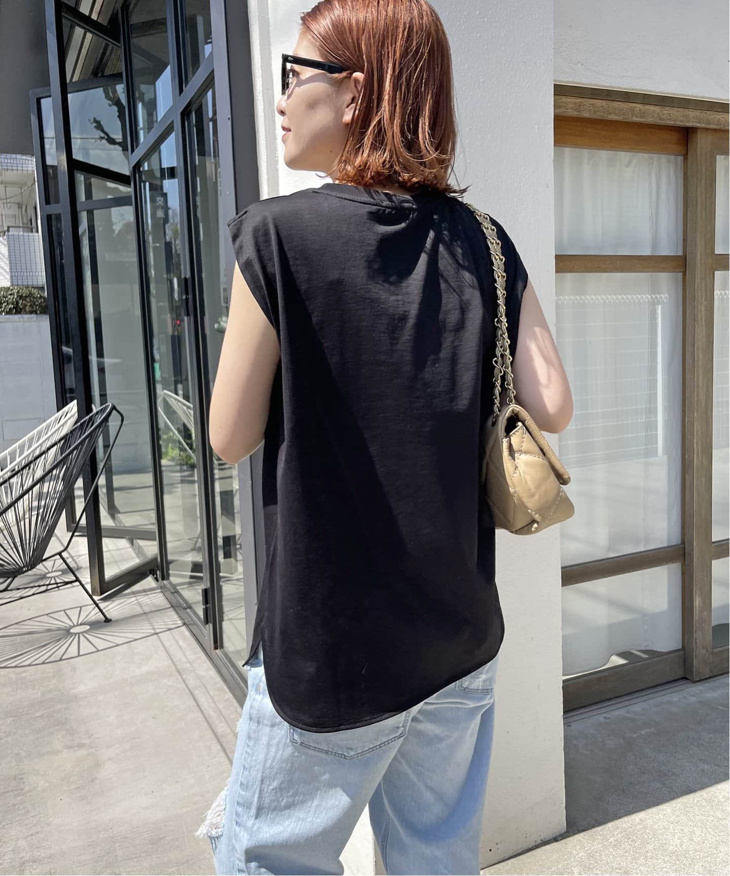 追加》ファインコットンノースリーブプルオーバー（Tシャツ