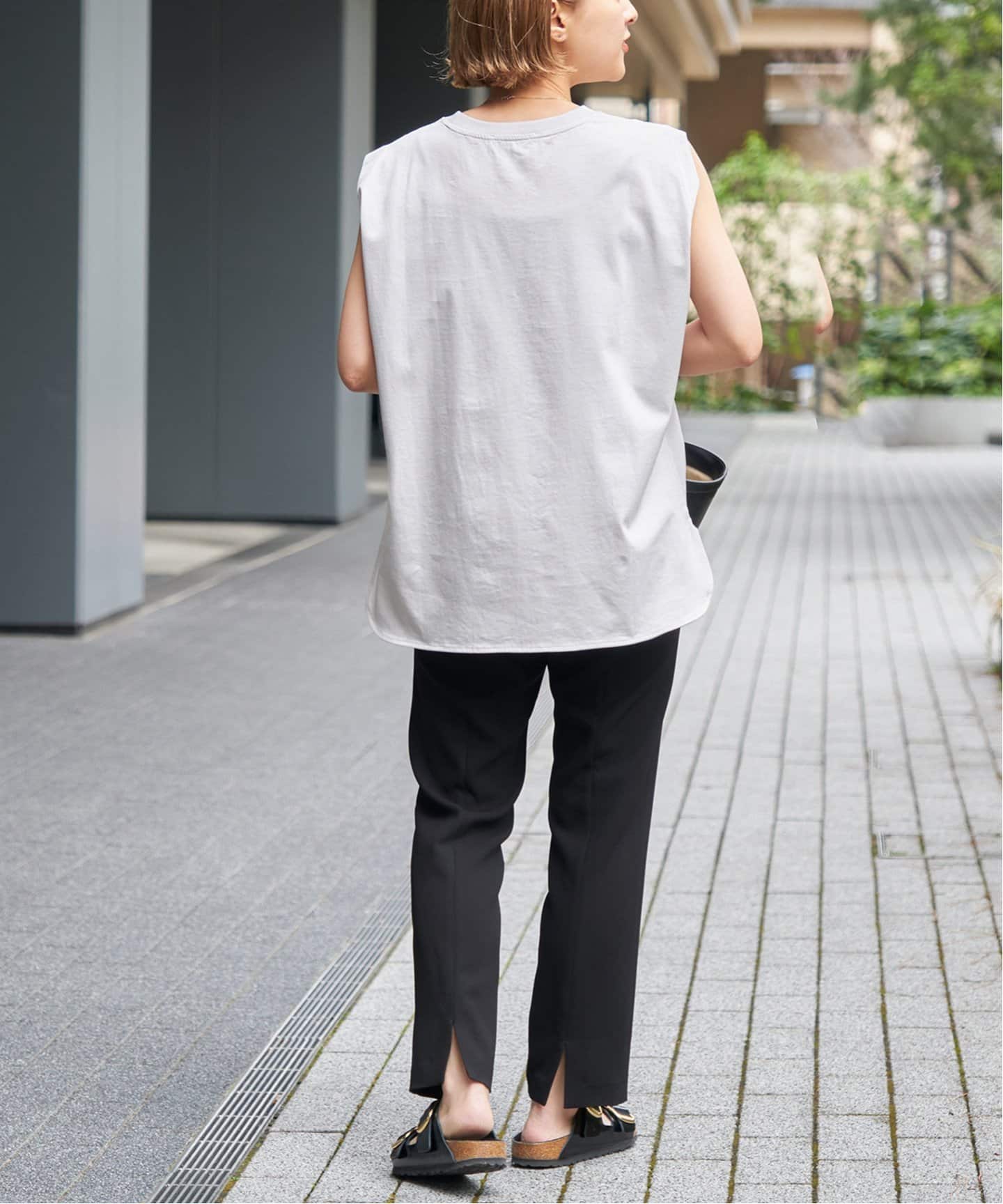 追加》ファインコットンノースリーブプルオーバー（Tシャツ