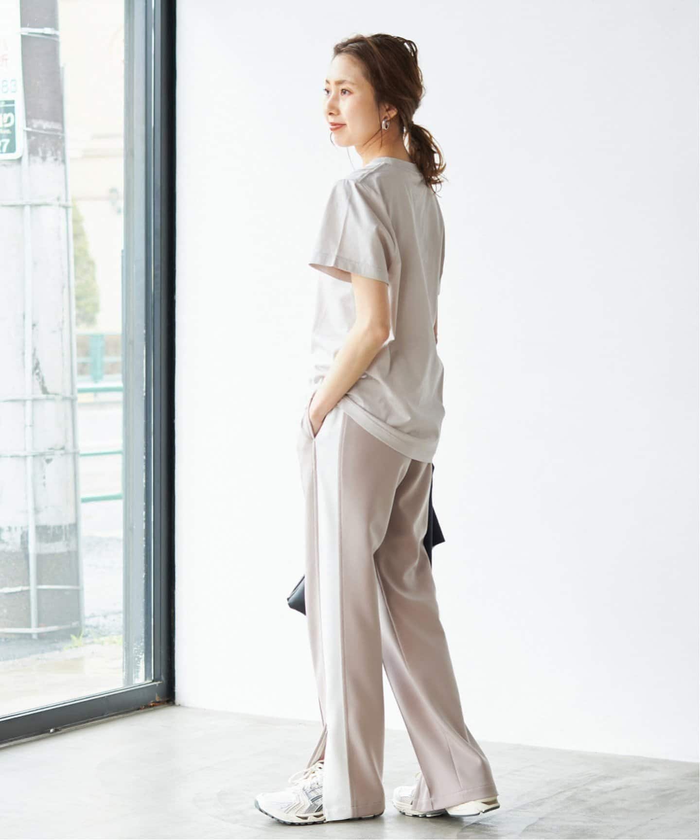 spick&spanファインコットンノースリーブプルオーバー ホワイト＆グレー Spick & Span（スピックアンドスパン）の「≪追加≫ファインコットン