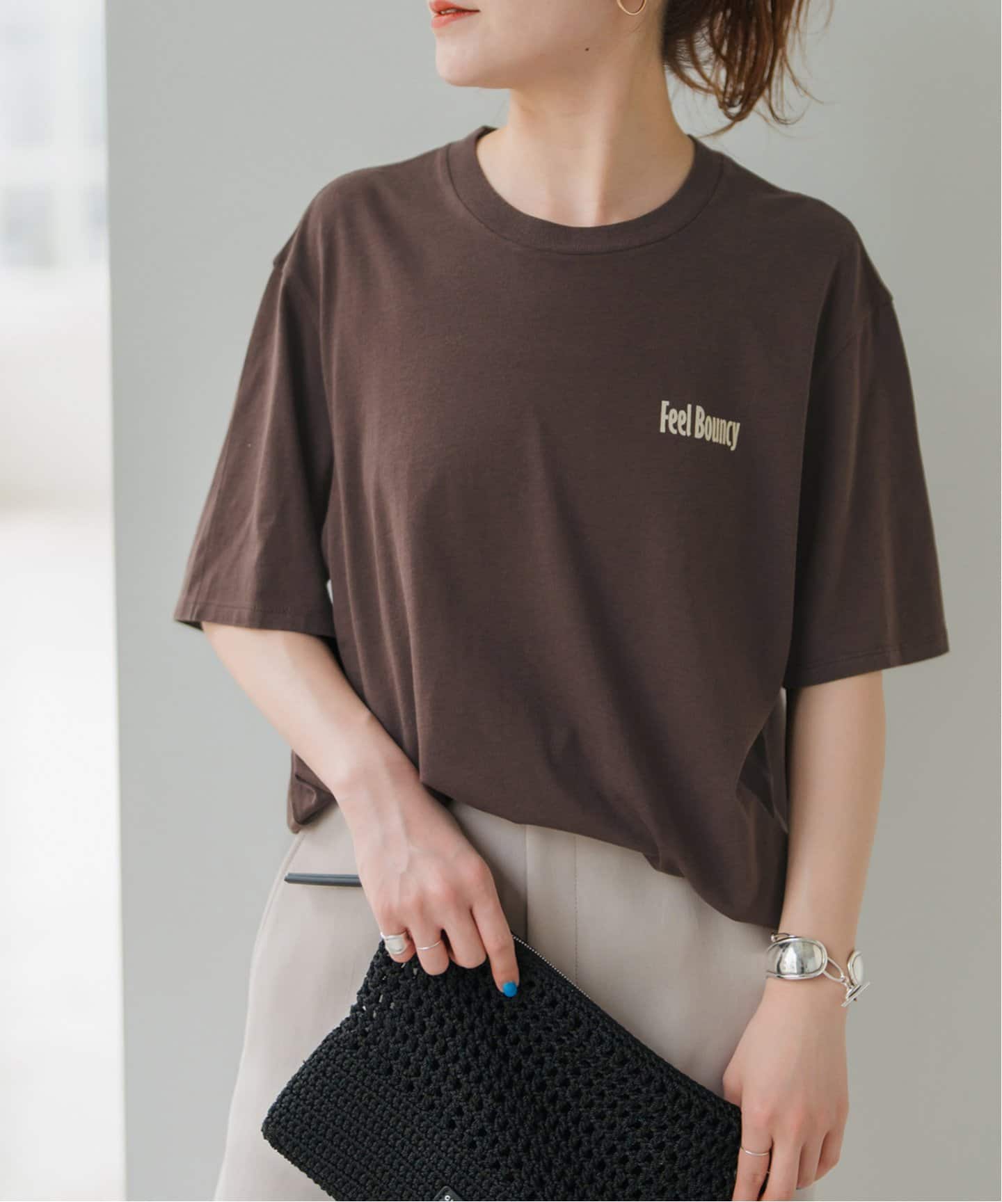 ビックロゴT セール】ビッグロゴデイジーTシャツ刺繍ロゴTシャツ/ビッグ