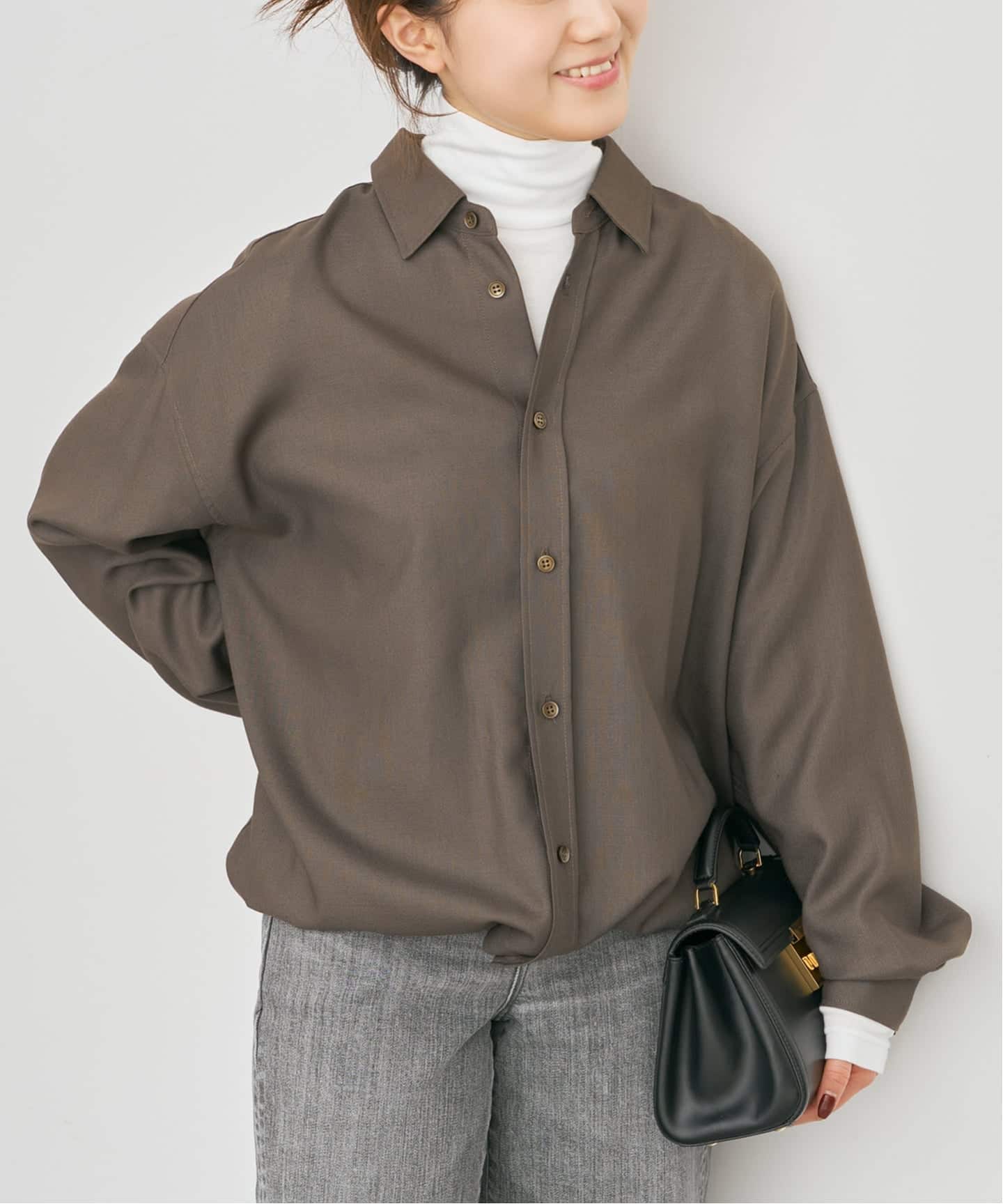 ウォームコットン ハイネック プルオーバー（Tシャツ／カットソー