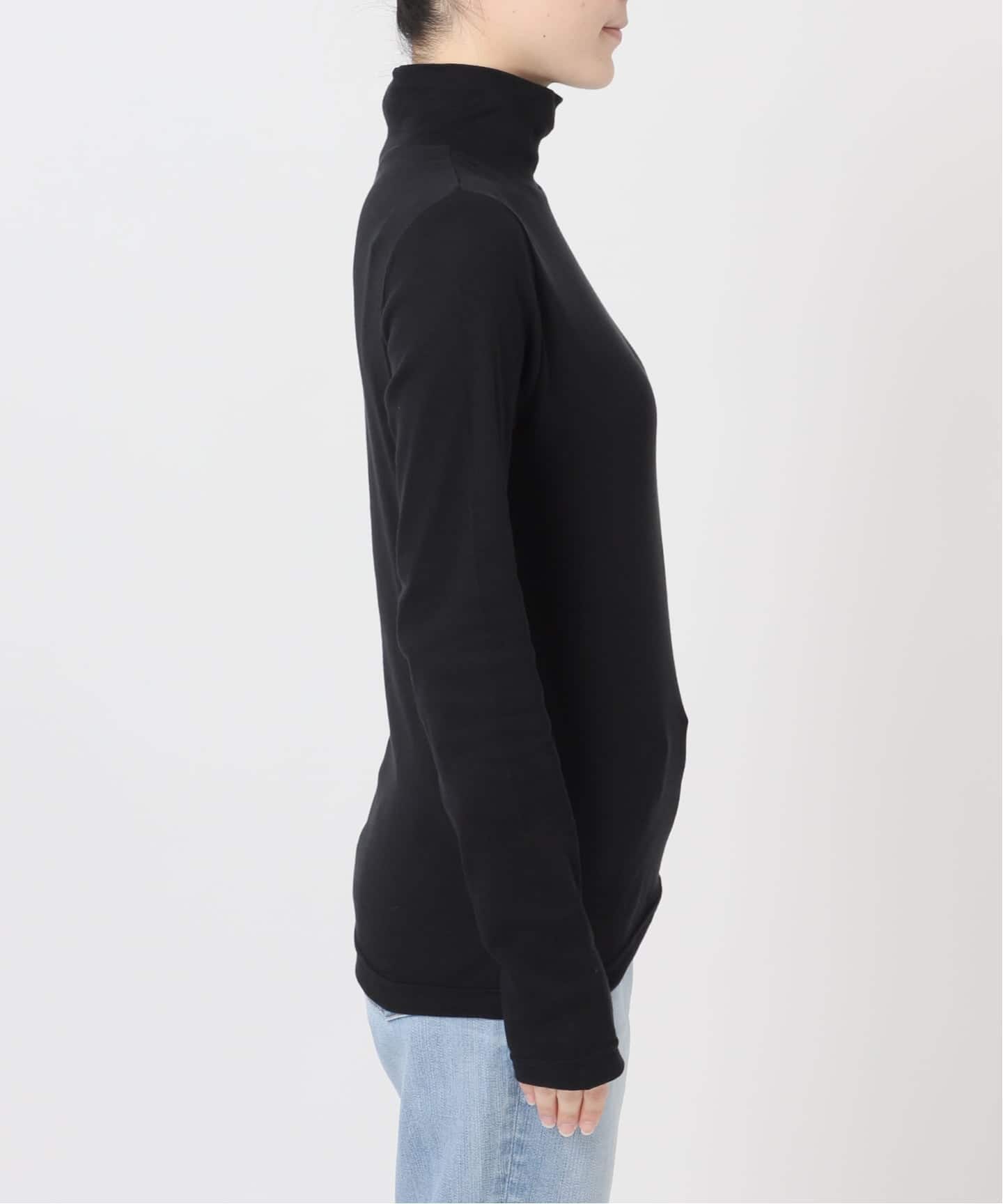 ウォームコットン ハイネック プルオーバー（Tシャツ／カットソー