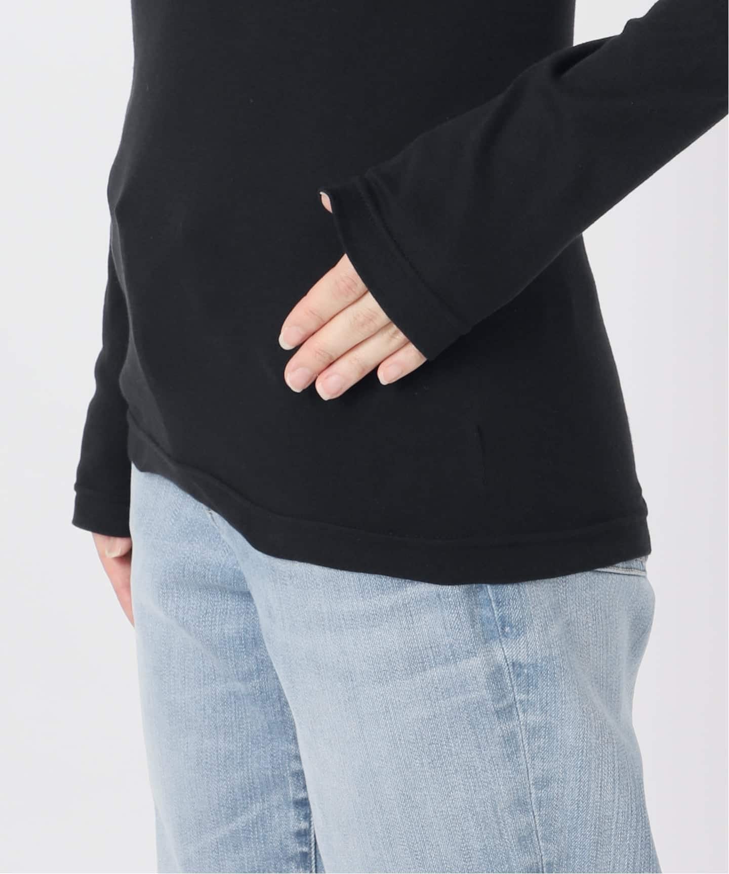 ウォームコットン ハイネック プルオーバー（Tシャツ／カットソー