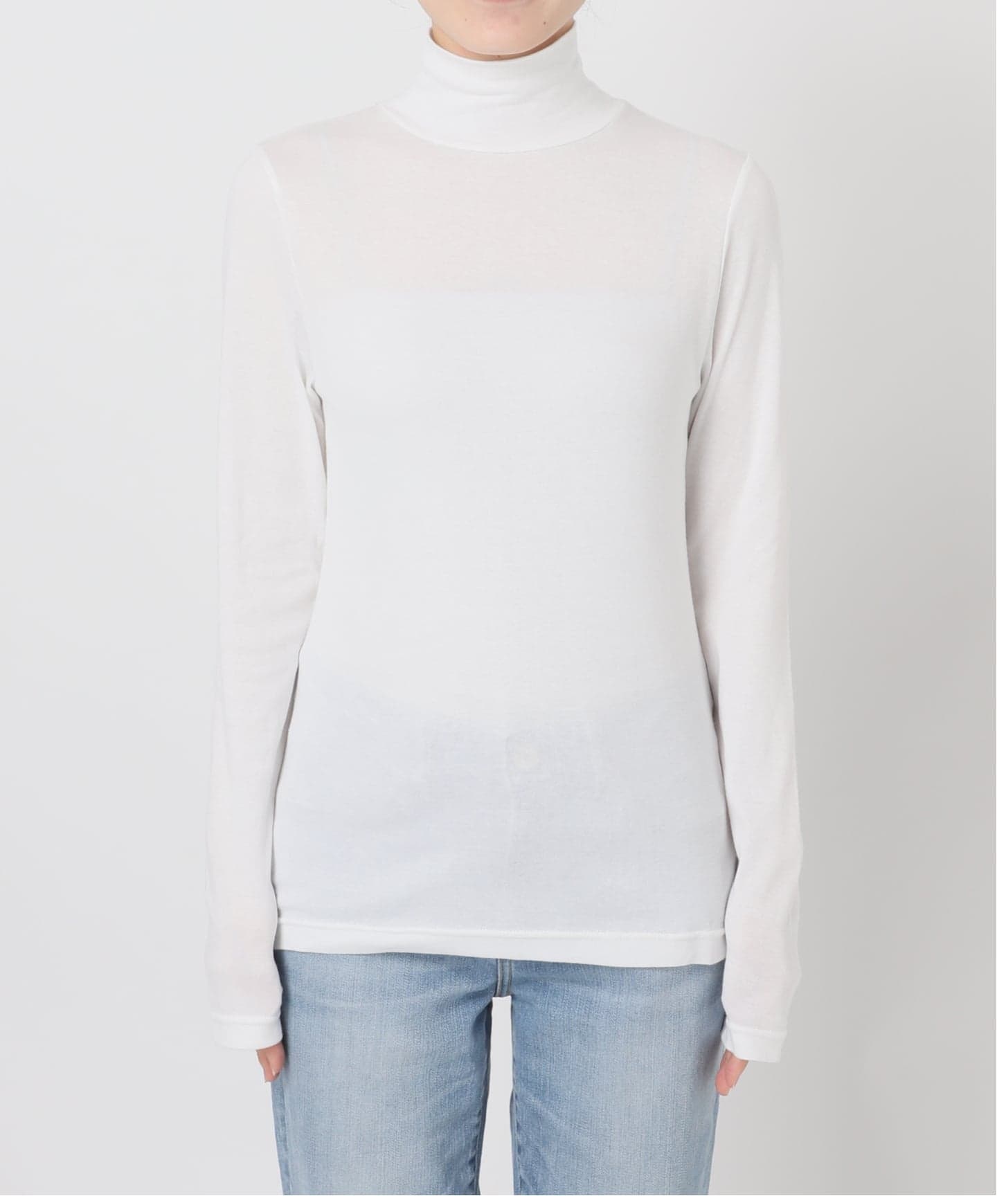 ウォームコットン ハイネック プルオーバー（Tシャツ／カットソー