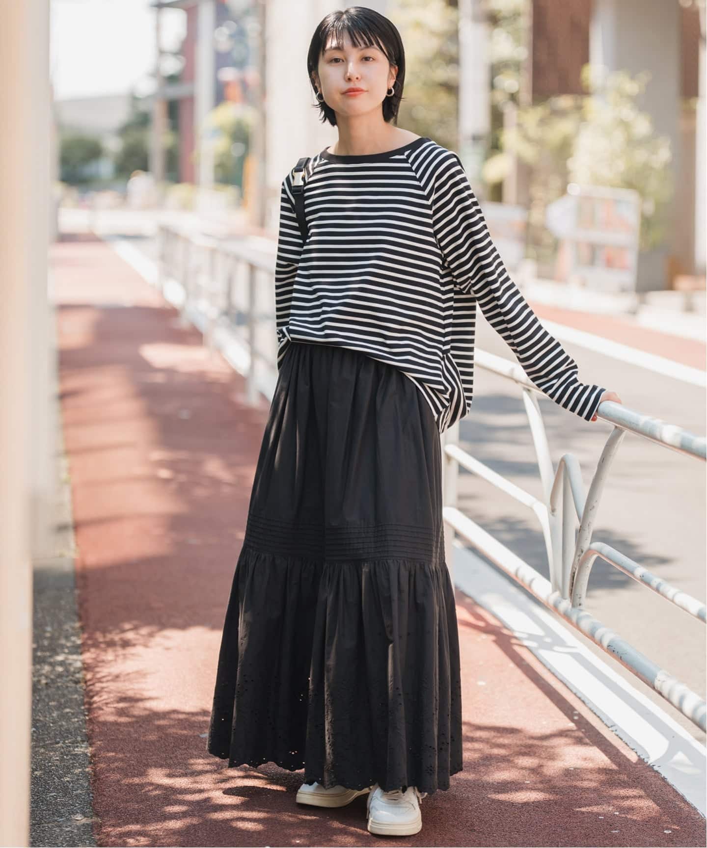 Spick＆Span 2025SS ボートネックバックタックプルオーバー 追加2予約》ボートネックバックタックプルオーバー（Tシャツ