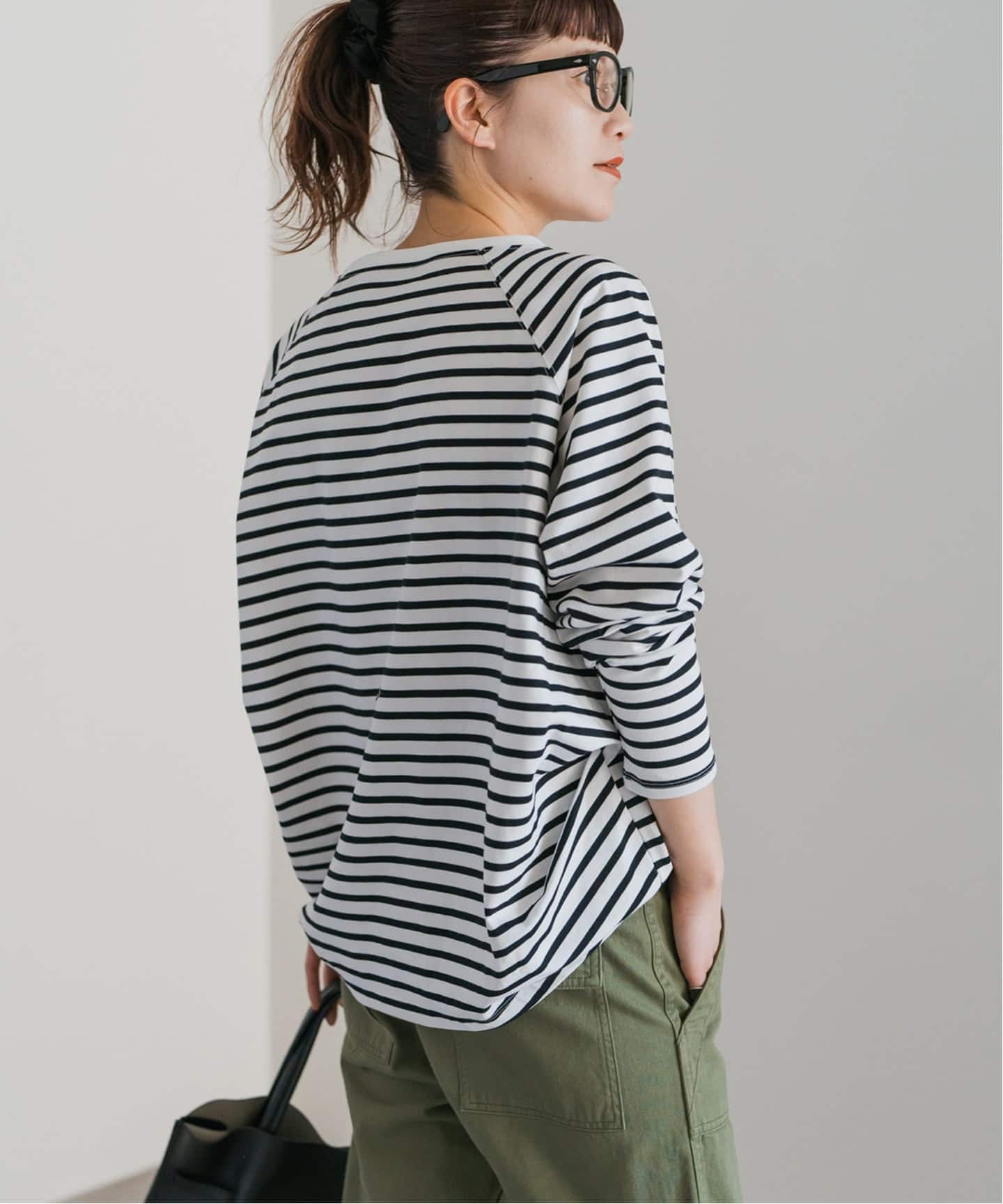 spick and span ボートネック バックタック プルオーバー 新品 追加2予約》ボートネックバックタックプルオーバー（Tシャツ