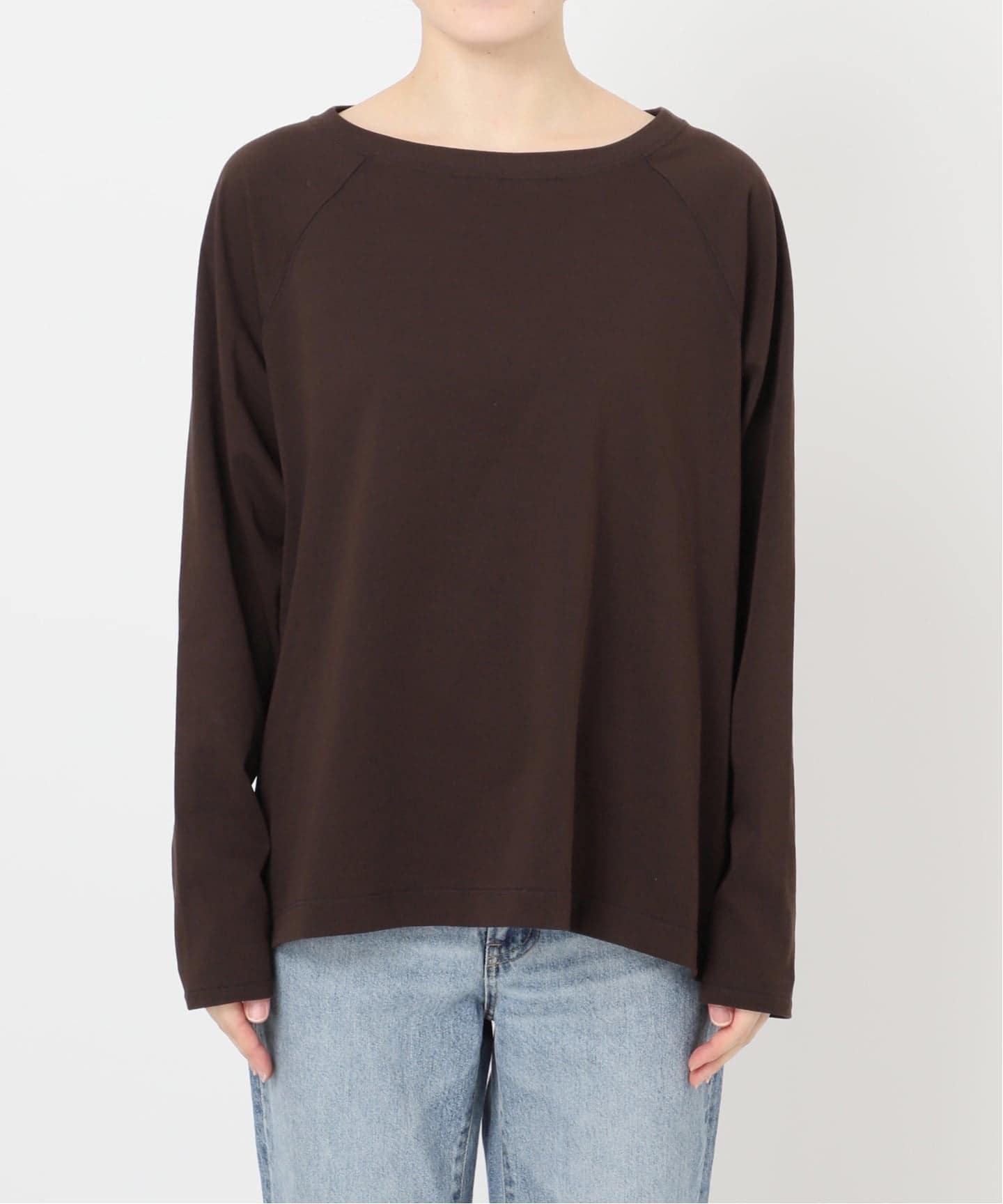 Spick＆Span 2025SS ボートネックバックタックプルオーバー 追加2》ボートネックバックタックプルオーバー（Tシャツ