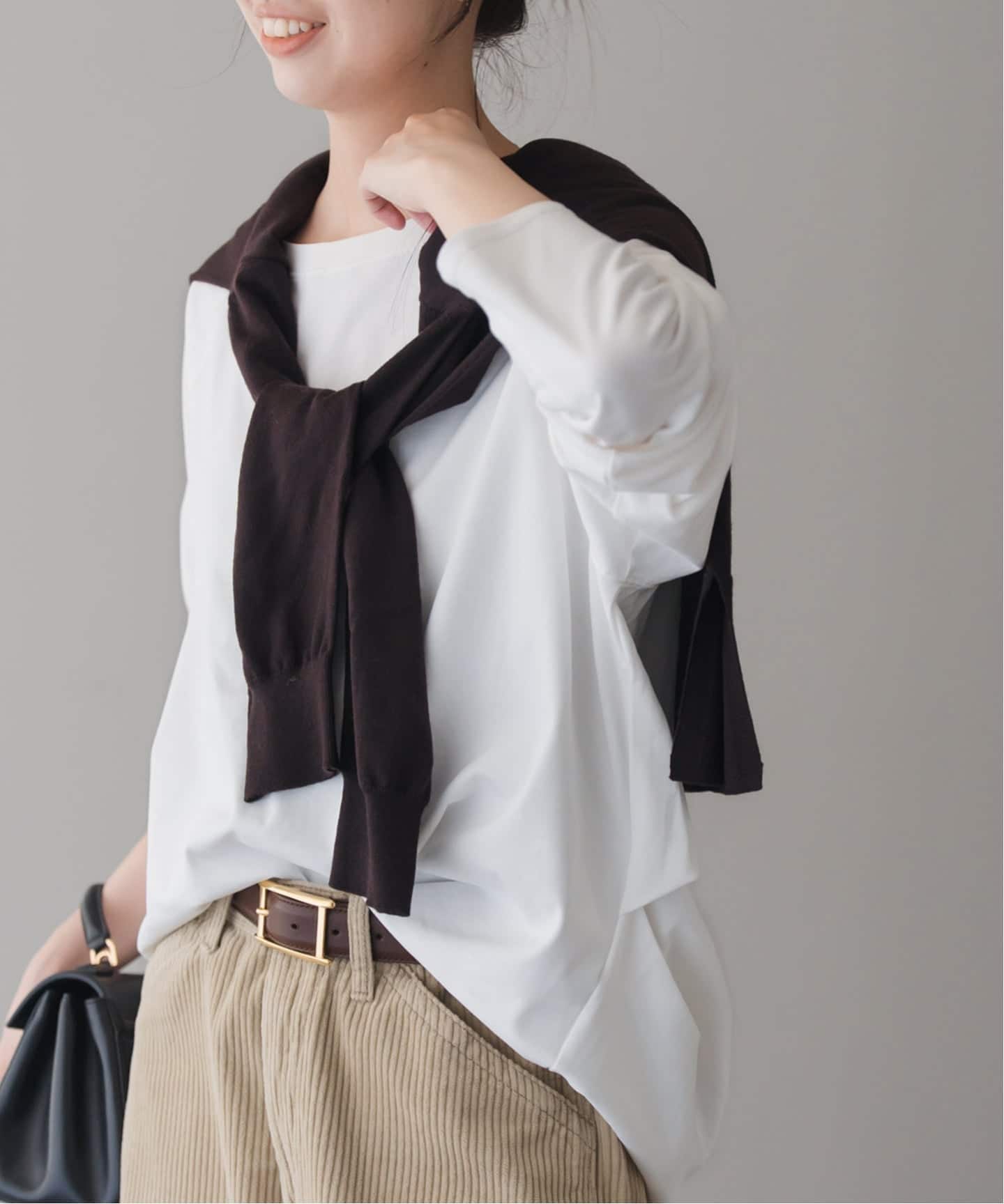 Spick＆Span 2025SS ボートネックバックタックプルオーバー Spick＆Span tシャツ 「追加2」ボートネックバックタックプル