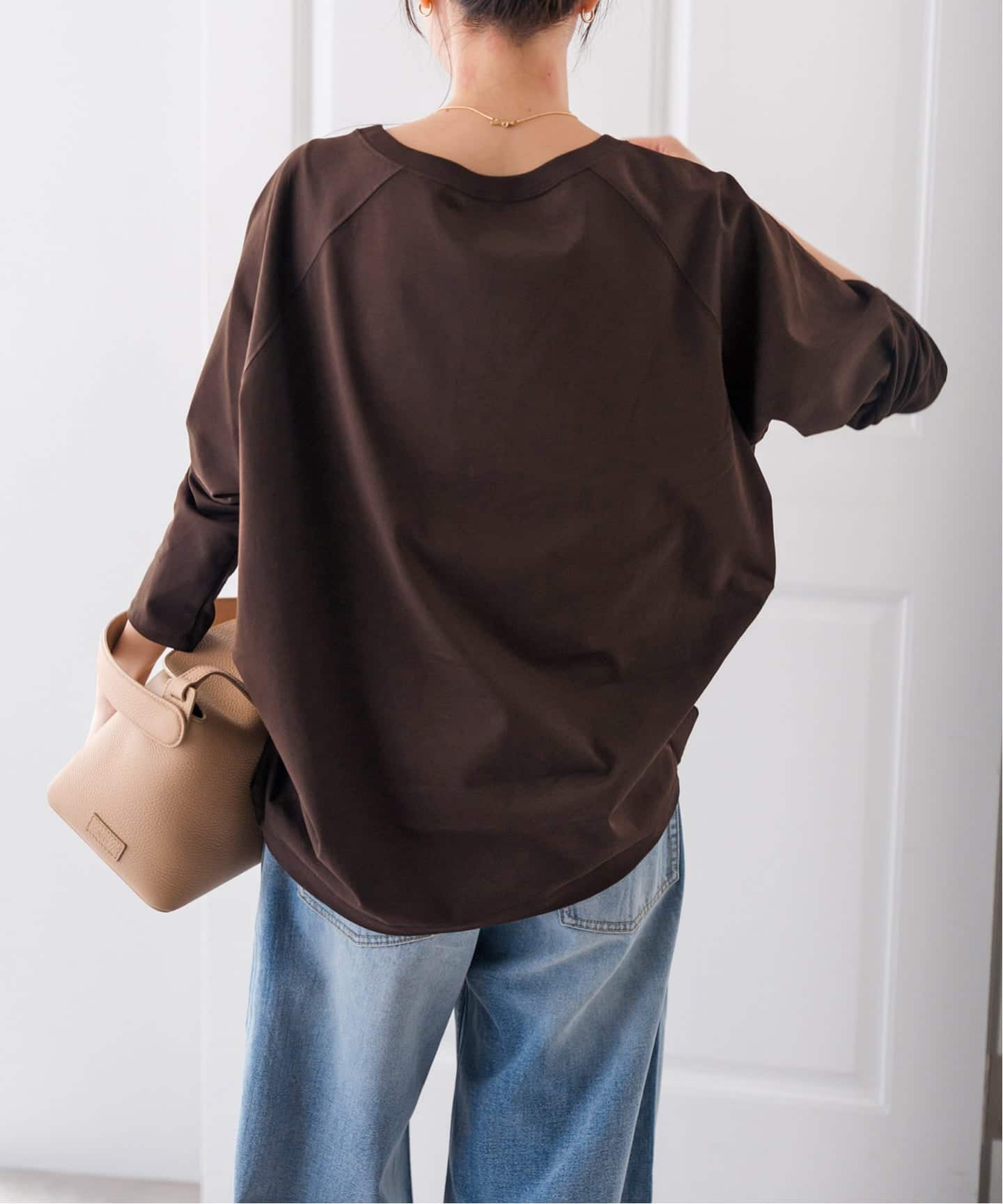 【最終価格・新品】Spick&Spanボートネックバックタックプルオーバー Spick＆Span tシャツ 「追加2」ボートネックバックタックプル