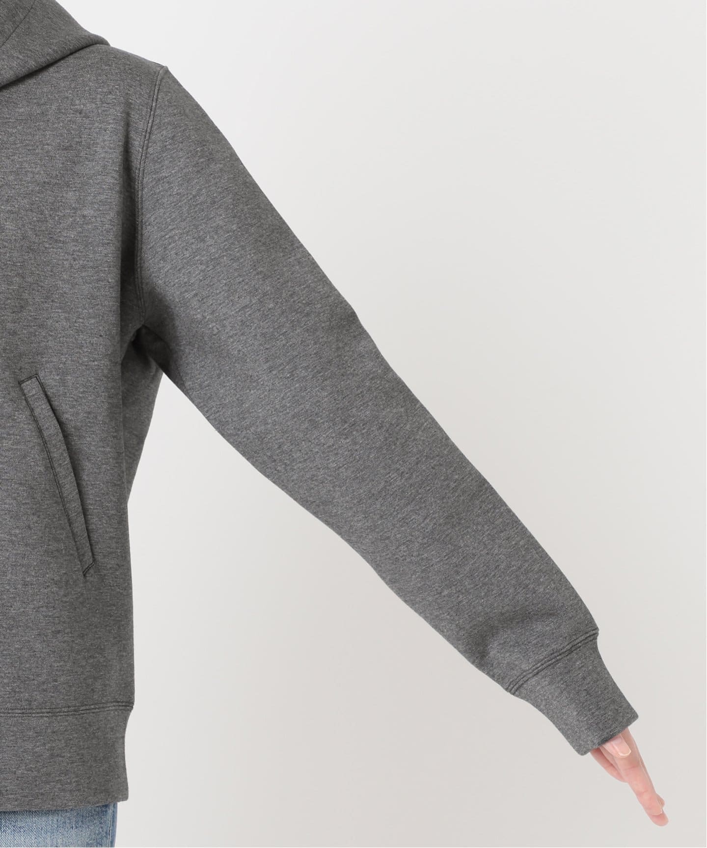 スピックアンドスパン　ストレッチジップフードパーカー Spick & Span｜《追加予約》ストレッチジップフードパーカー