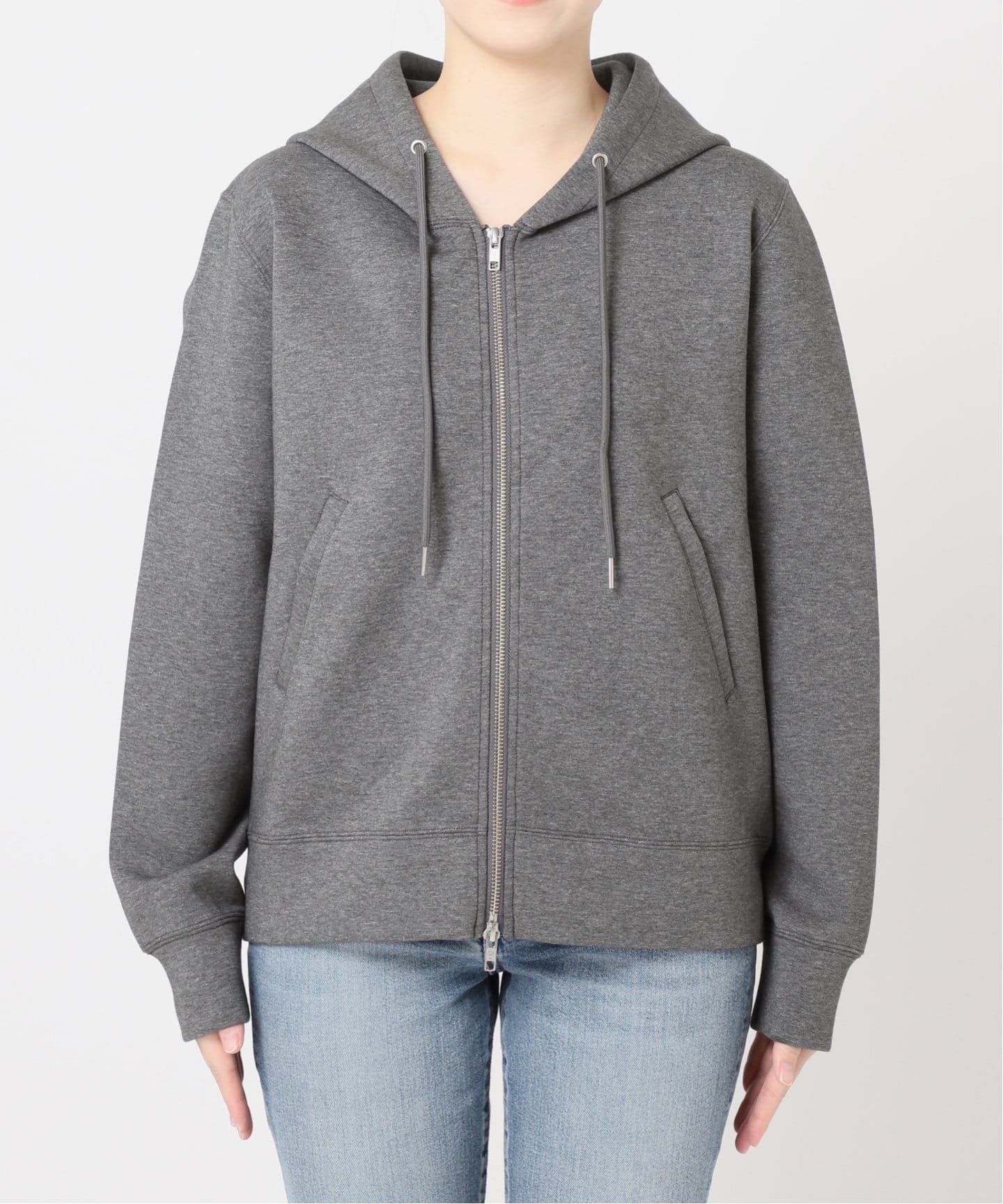 【完売・試着品】Spick and Span ストレッチジップフードパーカー Spick & Span｜《追加予約》ストレッチジップフードパーカー