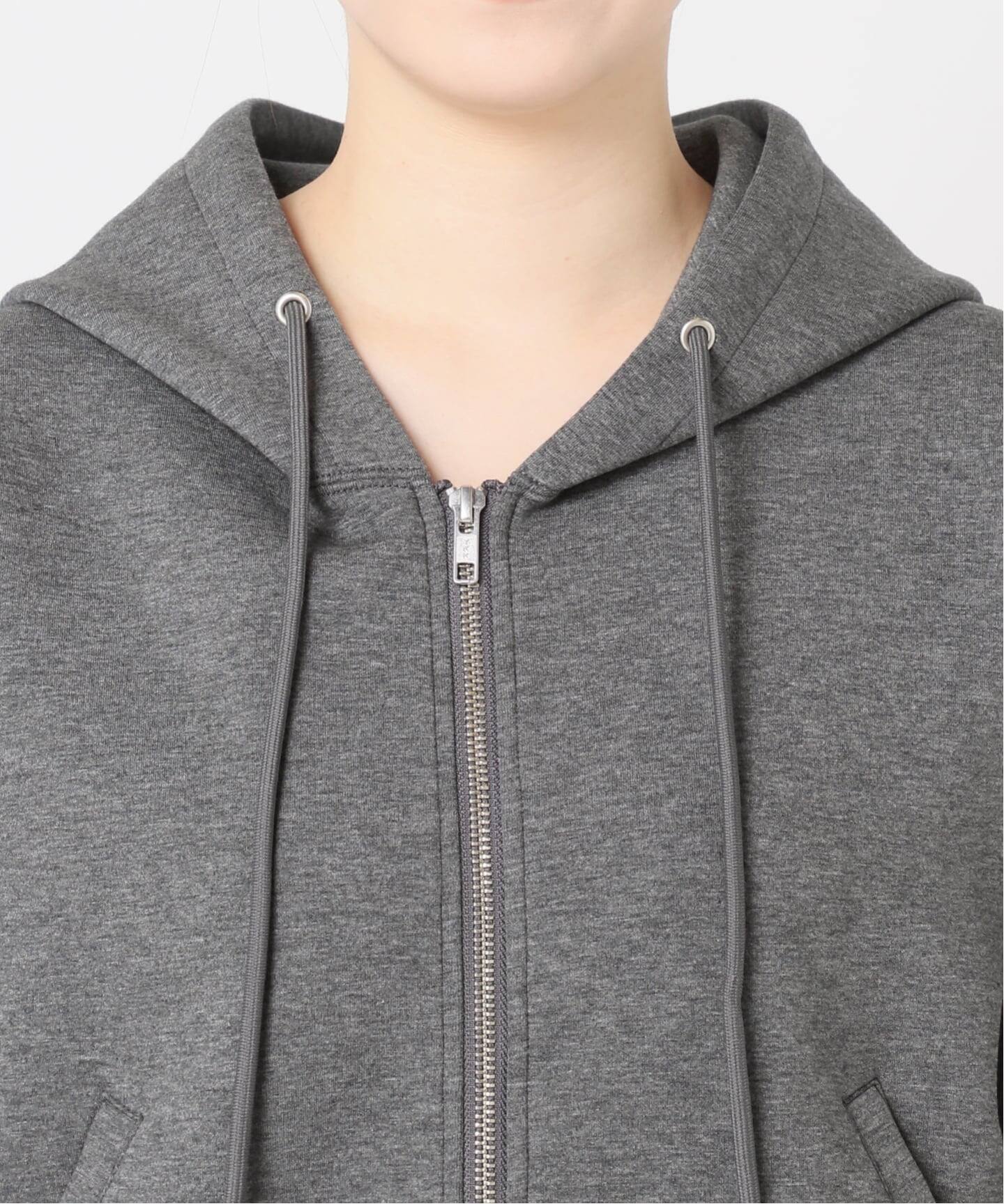 未使用級 25SS スピック＆スパン ストレッチジップフードパーカー F グレー 未使用級 25SS スピック＆スパン ストレッチジップフード