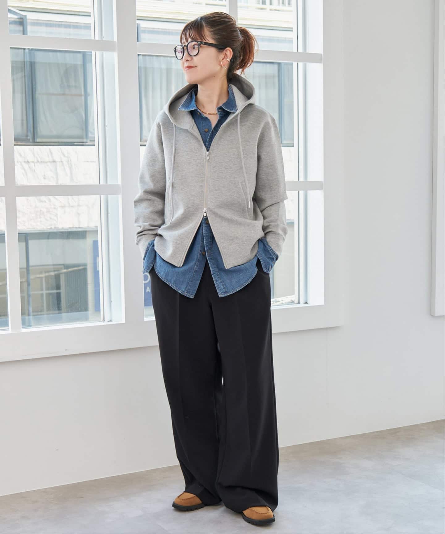 追加4予約》ストレッチジップフードパーカー（パーカー）｜Spick