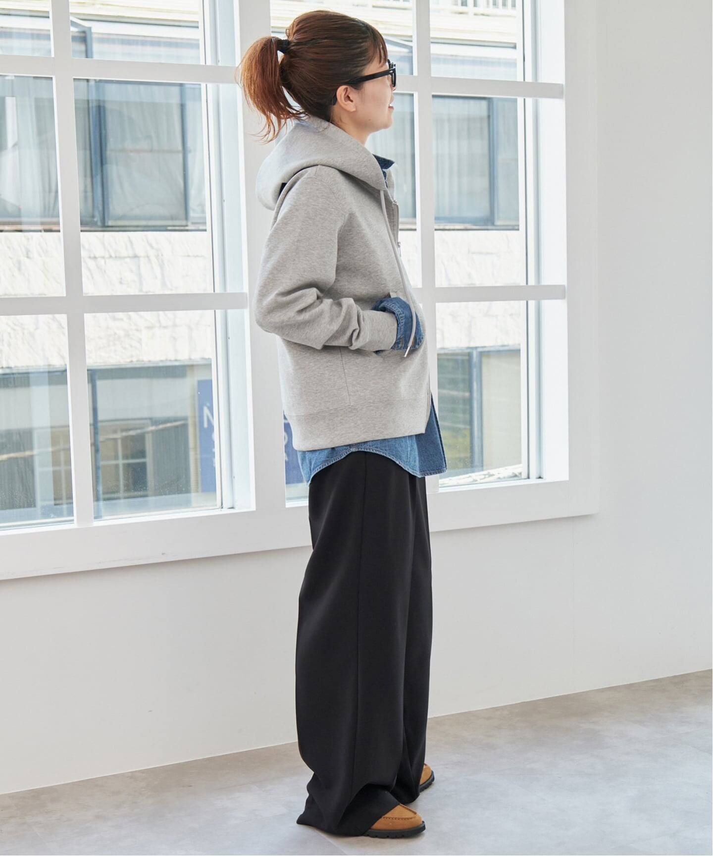 追加5予約》ストレッチジップフードパーカー（Tシャツ／カットソー