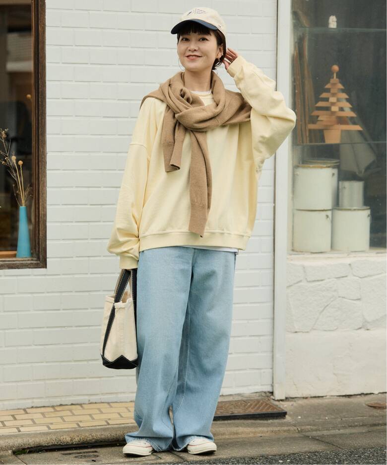 WEB限定追加》【MAO MORITA × Spick & Span】VINTAGE加工 スウェット 