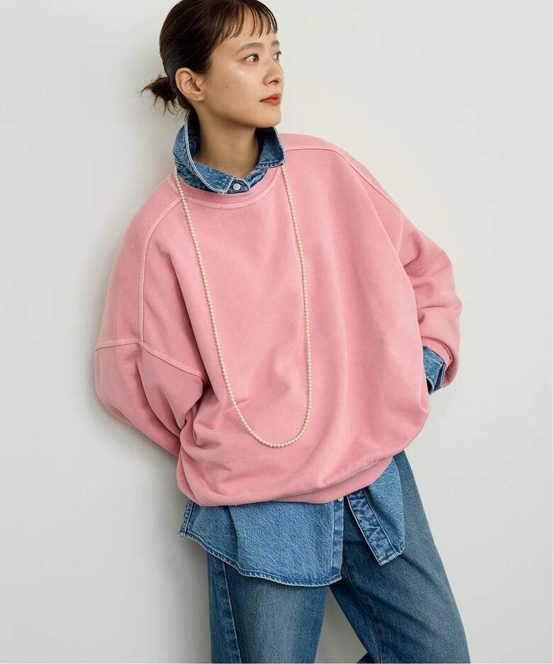 WEB限定追加》【MAO MORITA × Spick & Span】VINTAGE加工 スウェット 