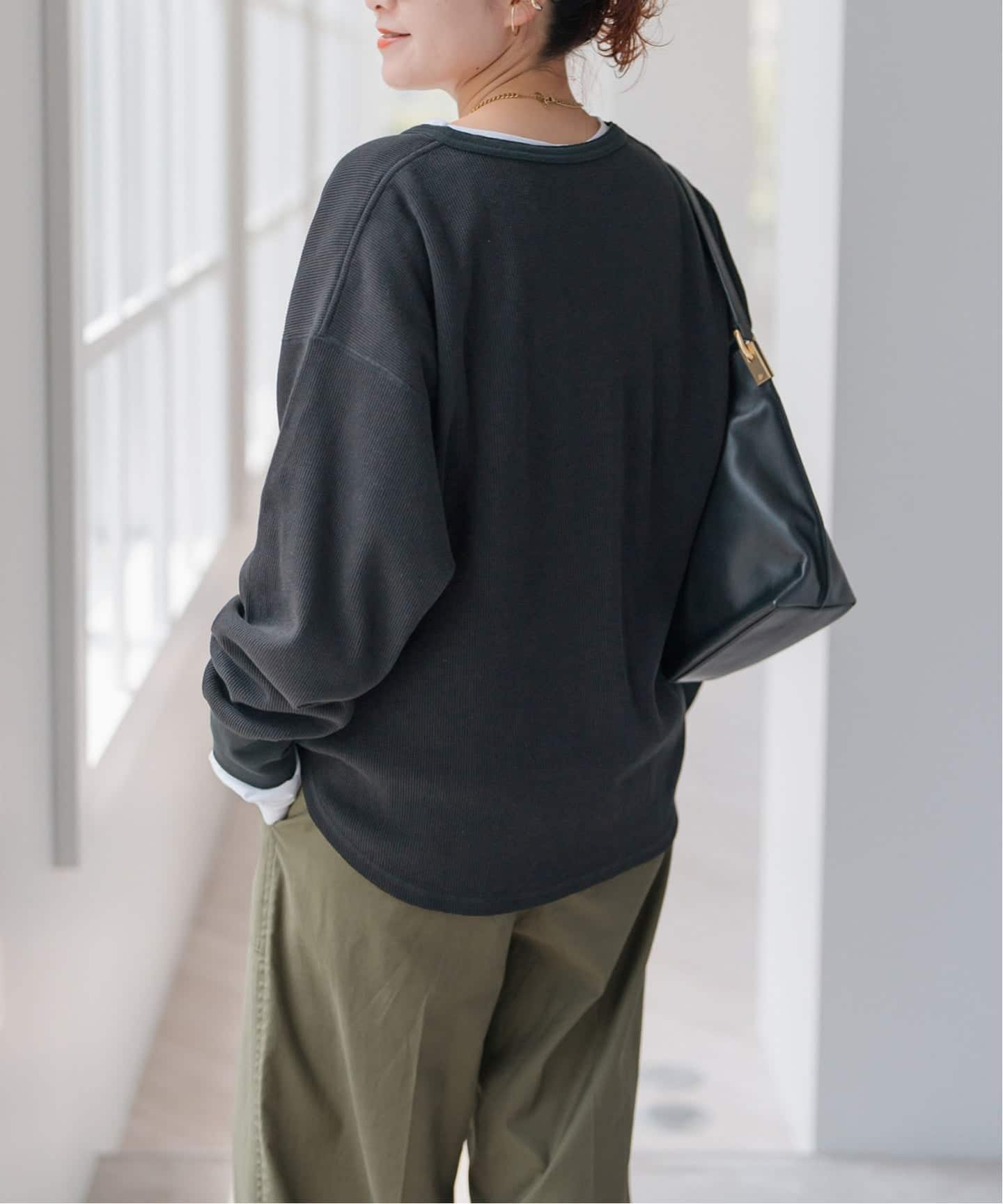 Spick＆Span 2枚SETヘンリーネックプルオーバー Spick＆Span tシャツ 「WEB限定 / 追加3」2枚SETヘンリーネックプル