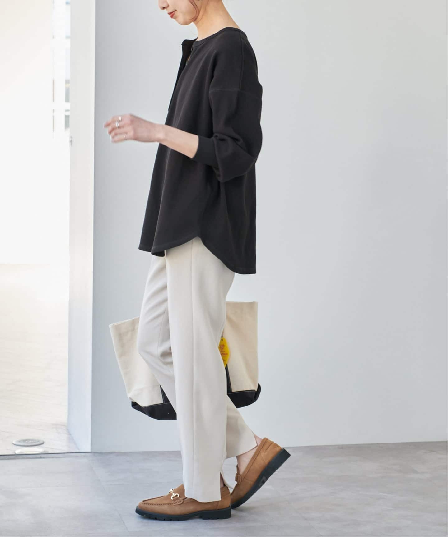 Spick and Span 2枚SETヘンリーネックプルオーバー ブラック Spick & Span｜《WEB限定 / 追加4予約》2枚SETヘンリーネックプル