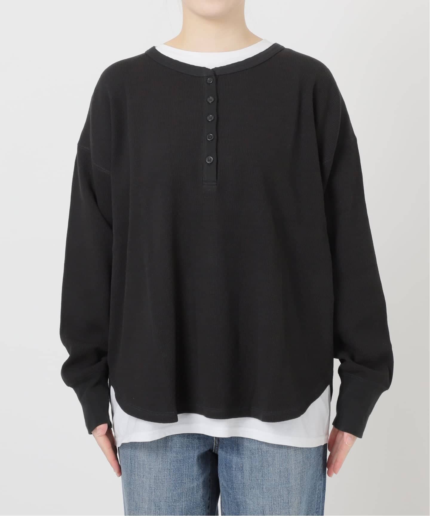 WEB限定 / 追加4予約》2枚SETヘンリーネックプルオーバー（Tシャツ