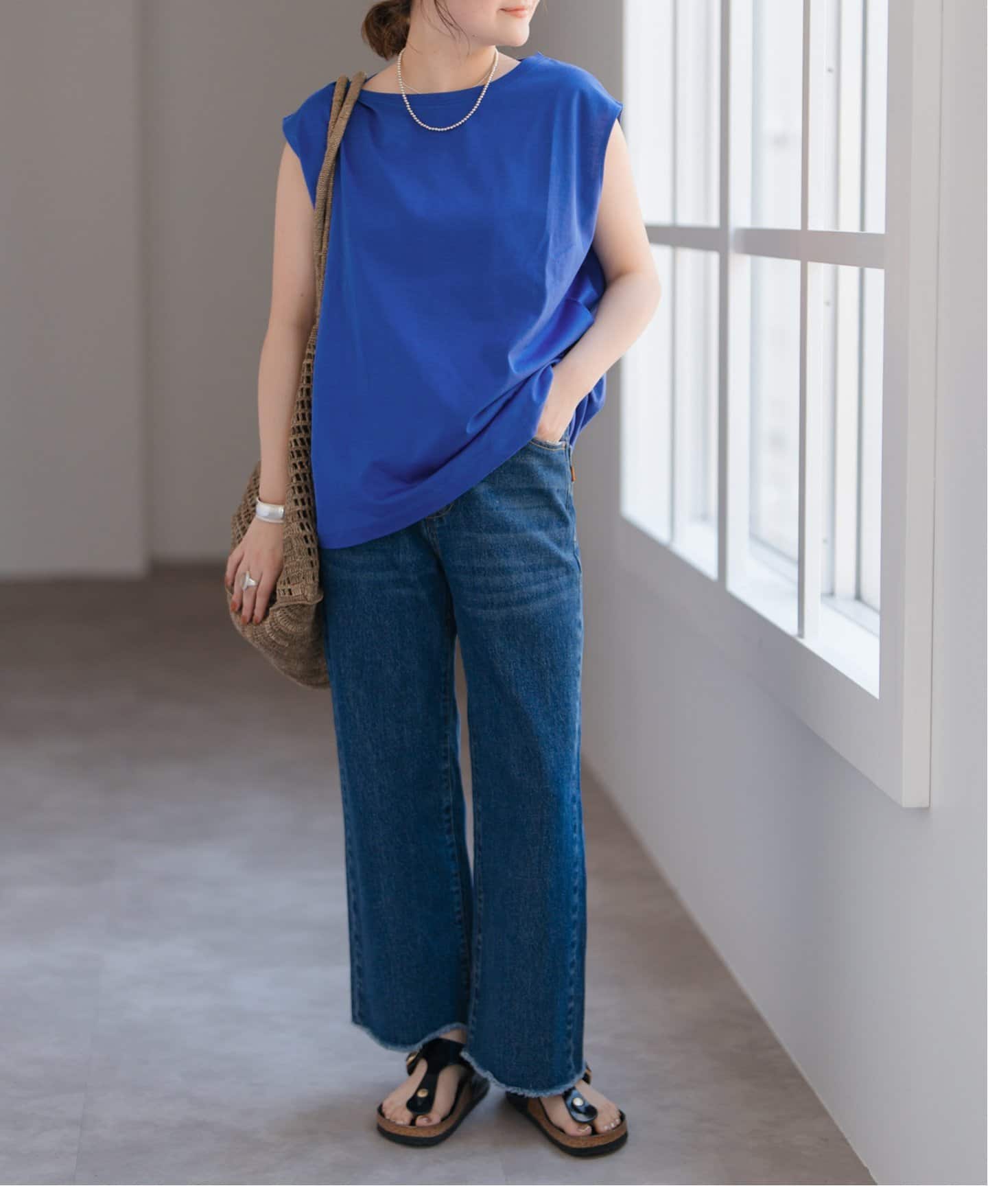 tシャツ バックタックニュアンスフレンチTシャツ レディース Spick＆Span tシャツ バックタックニュアンスフレンチTシャツ