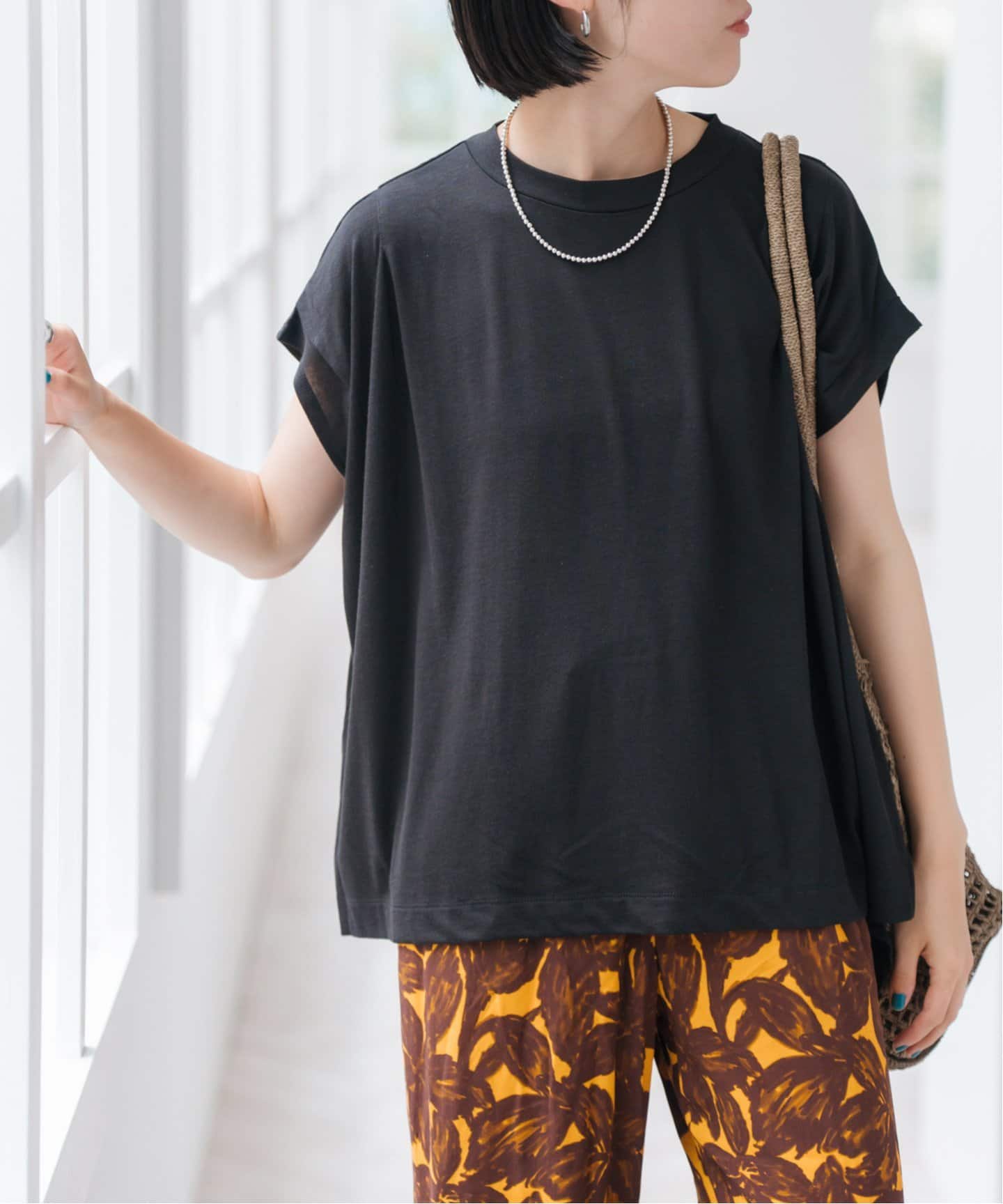 tシャツ ショルダータックフレンチプルオーバー レディース C/Rショルダータックフレンチスリーブプルオーバー（Tシャツ