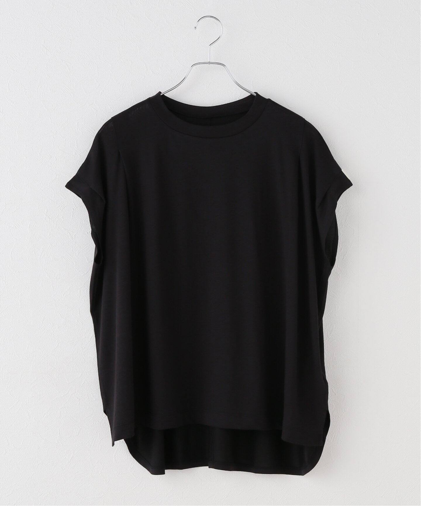 C/Rショルダータックフレンチスリーブプルオーバー（Tシャツ
