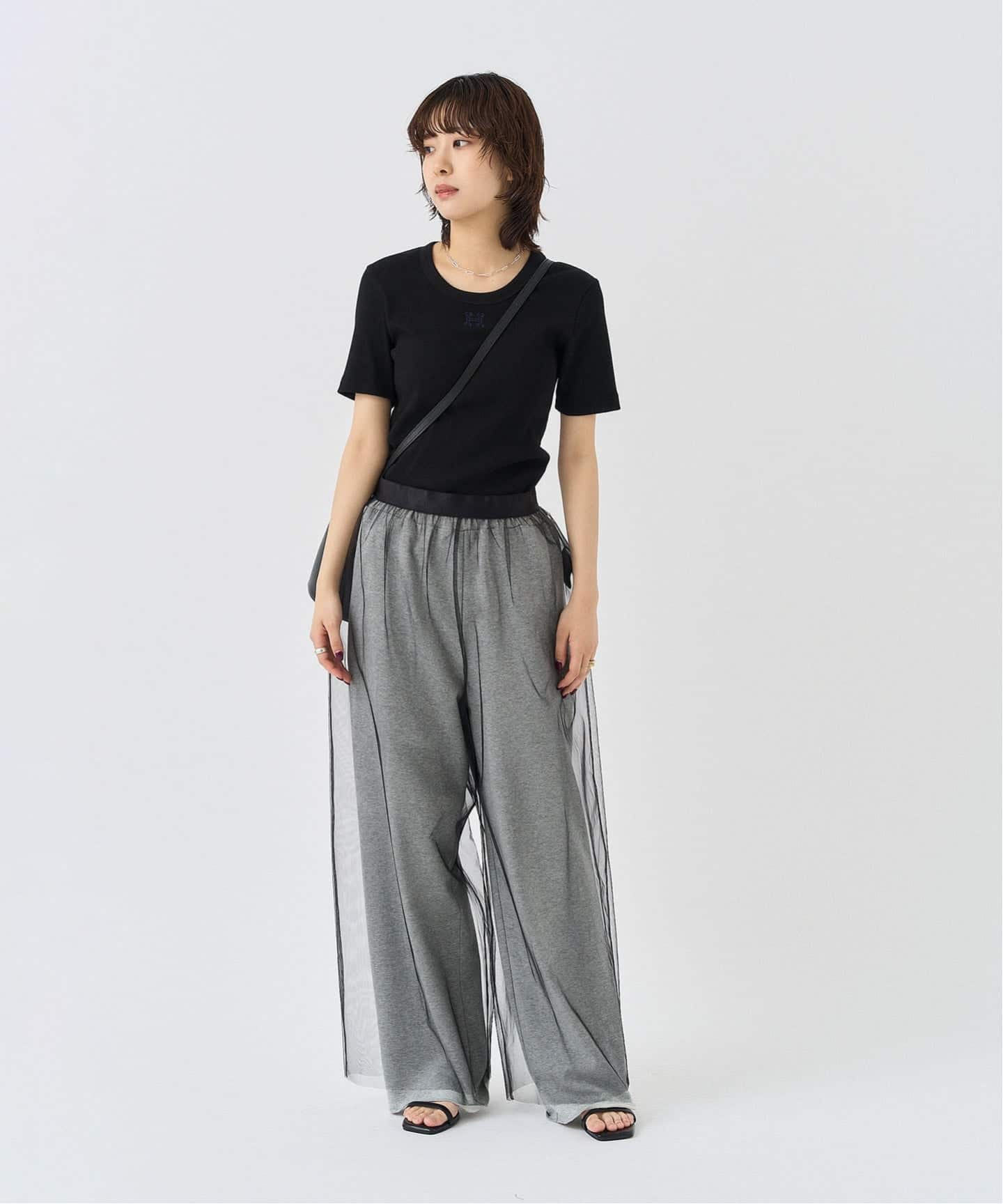 tシャツ Noire CS  ノアールカットソー レディース HARDY NOIR（アルディーノアール）の「カタパッドフウロゴ