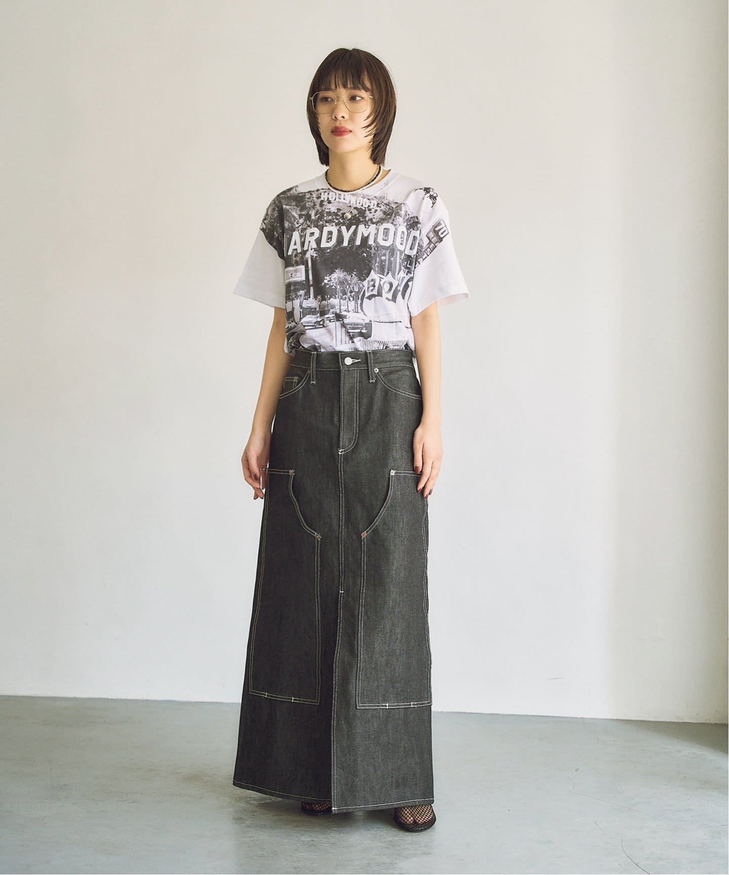 HARDYMOODプリントTEE：Tシャツ（Tシャツ／カットソー）｜HARDY