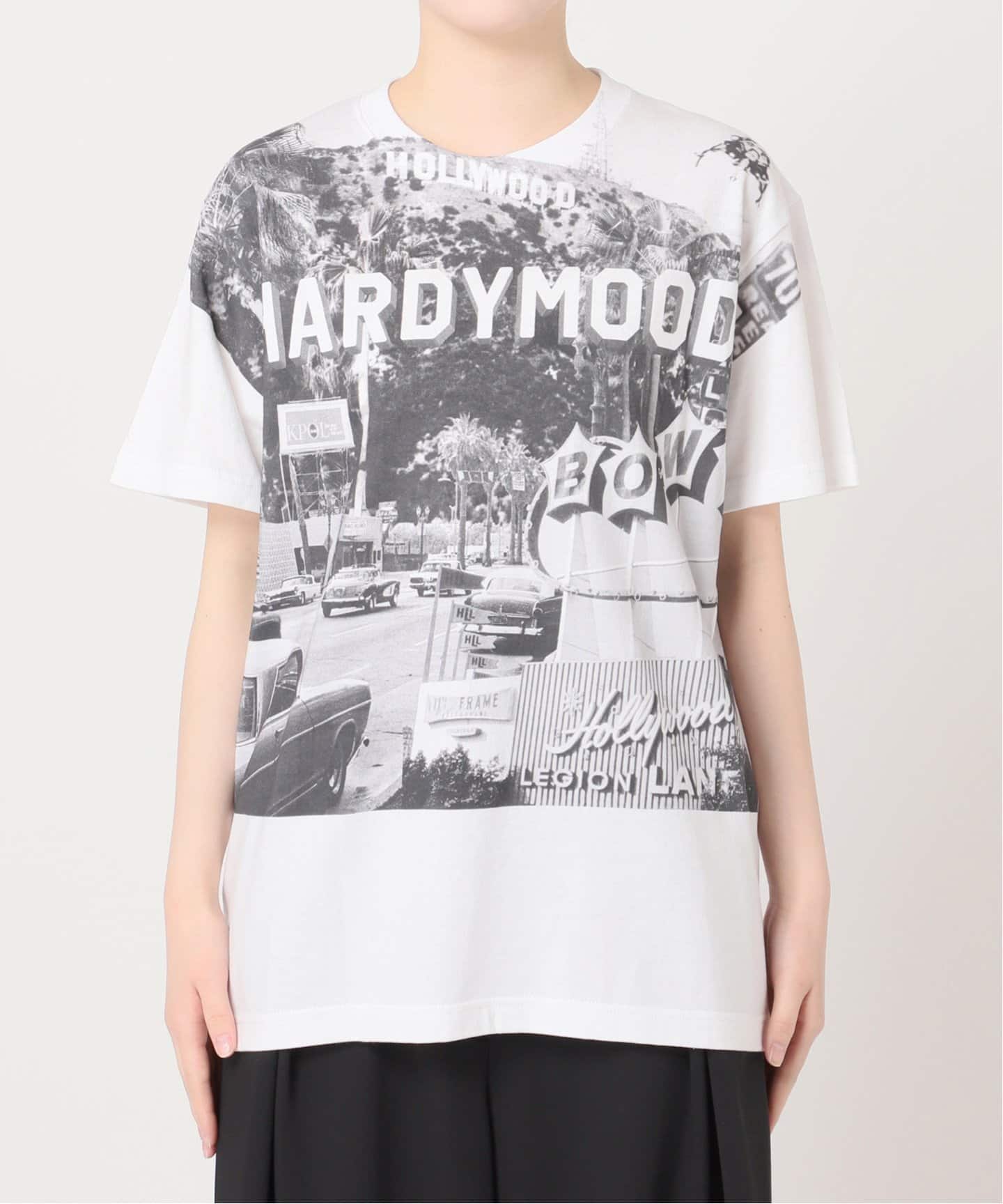 新品 HARDY NOIR ホワイト 半袖Tシャツ Hロゴ刺繍 HARDY NOIR tシャツ Hロゴ Tシャツ レディース : ZOZOTOWN Yahoo