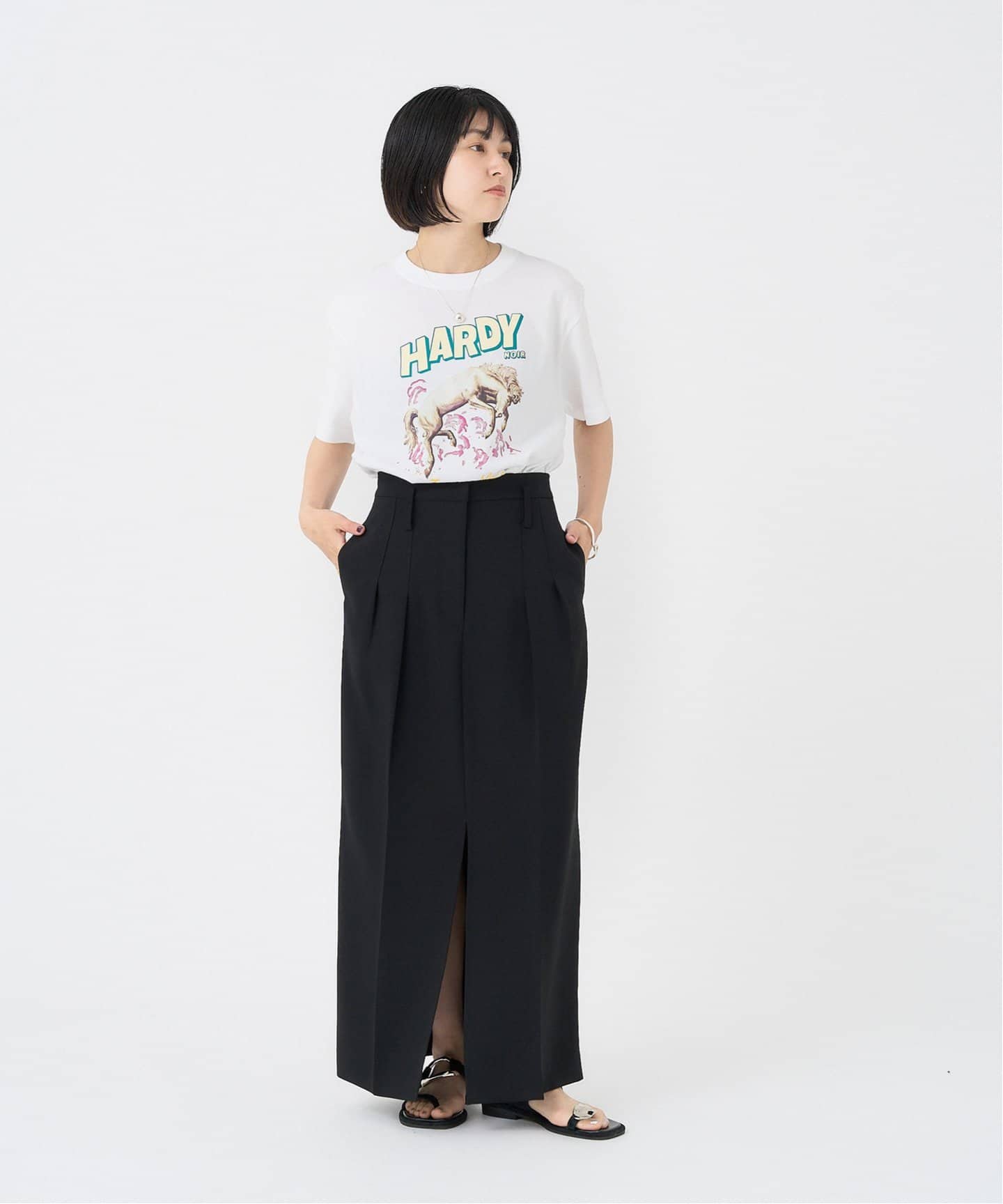 Horse Print Tシャツ（Tシャツ／カットソー）｜HARDY NOIR（アルディー