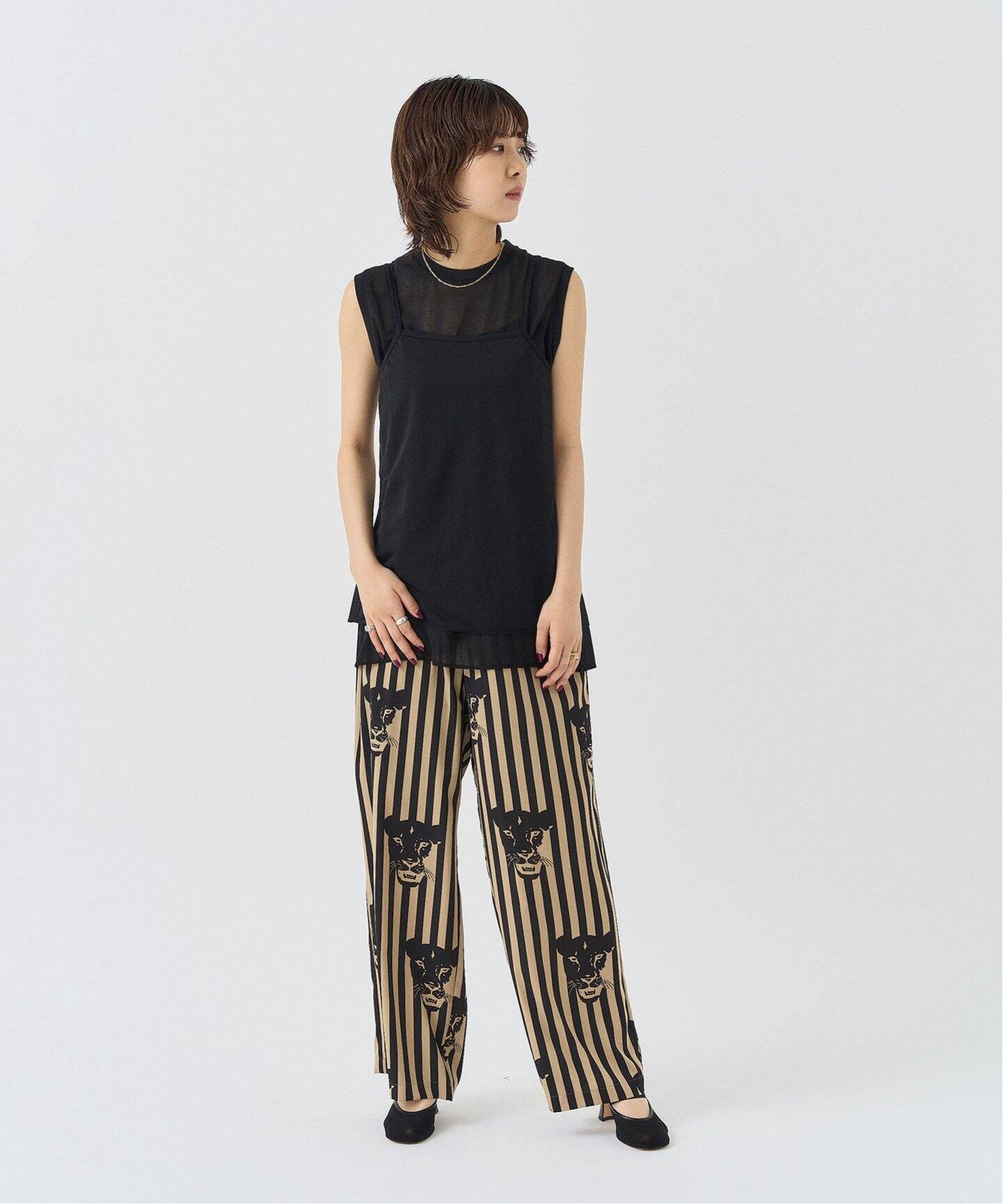 PHEENY Cotton nylon sheer N/S ensemble PS25-CS10：カットソー（T 
