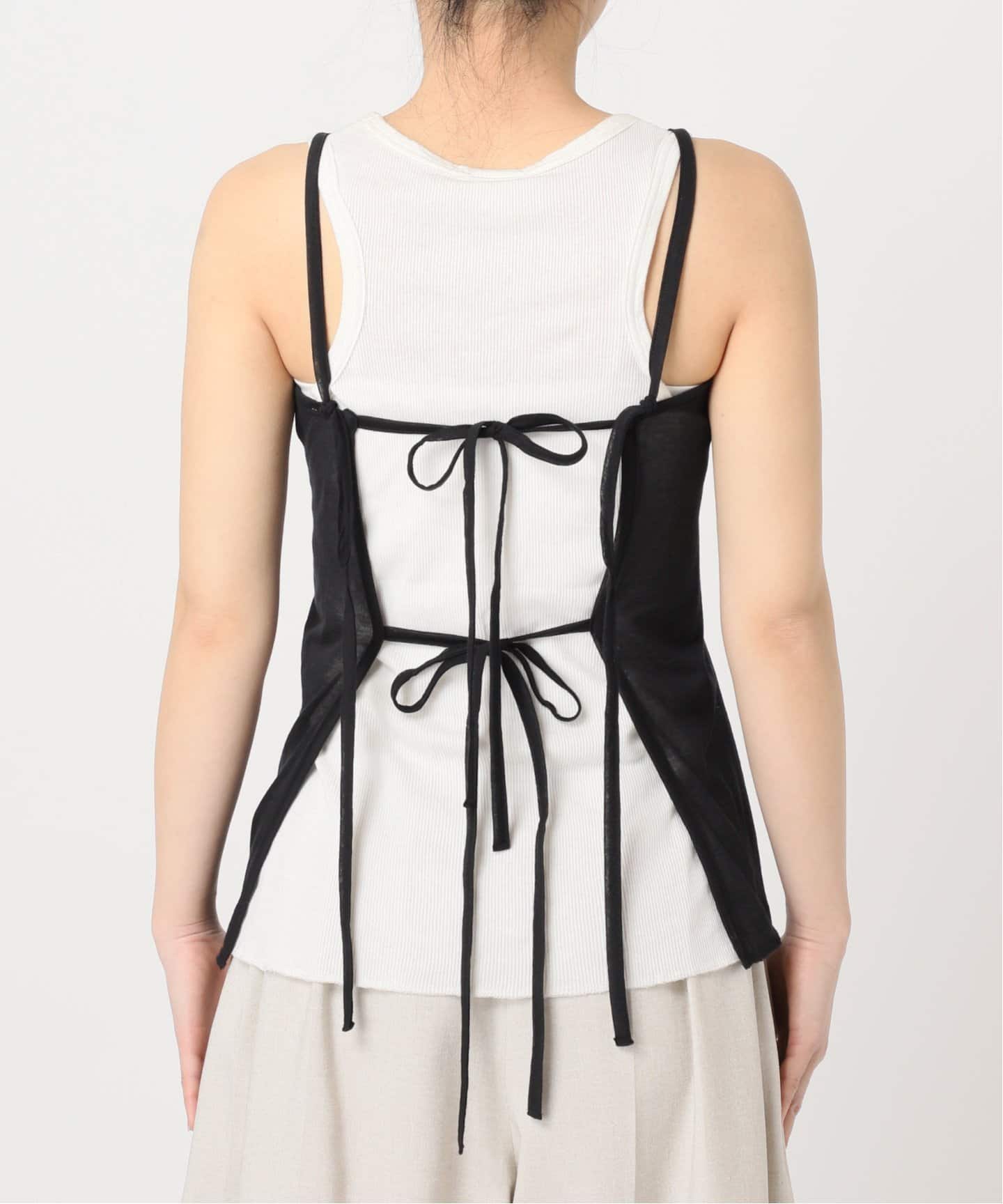 PHEENY Cotton nylon sheer N/S ensemble PS25-CS10：カットソー（T