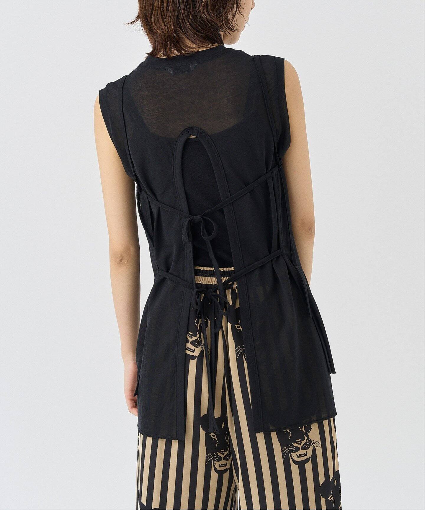 PHEENY Cotton nylon sheer N/S ensemble PS25-CS10：カットソー（T 