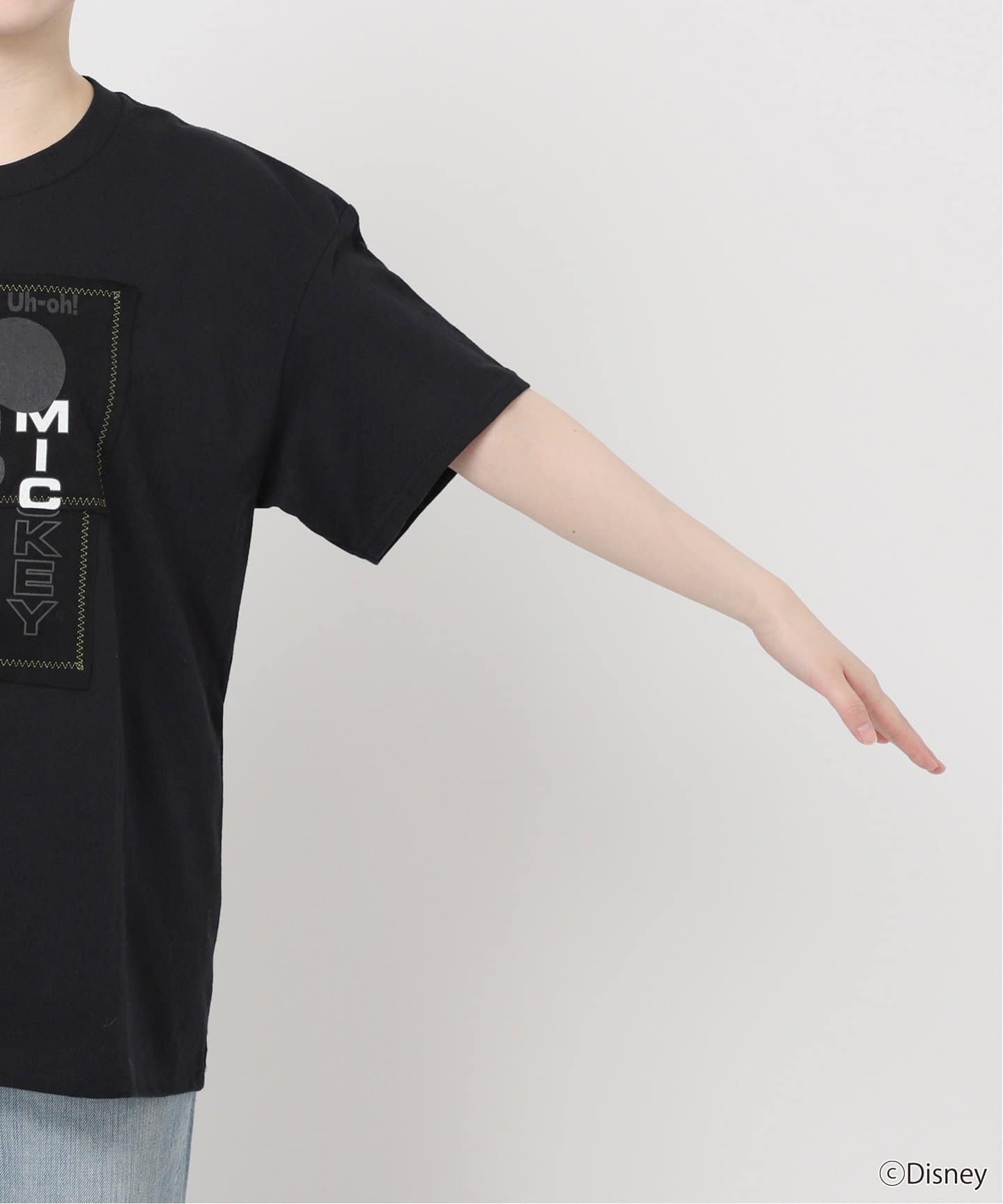 WIFFLE / ウィッフル 別注パッチワークMICKY Tee（Tシャツ
