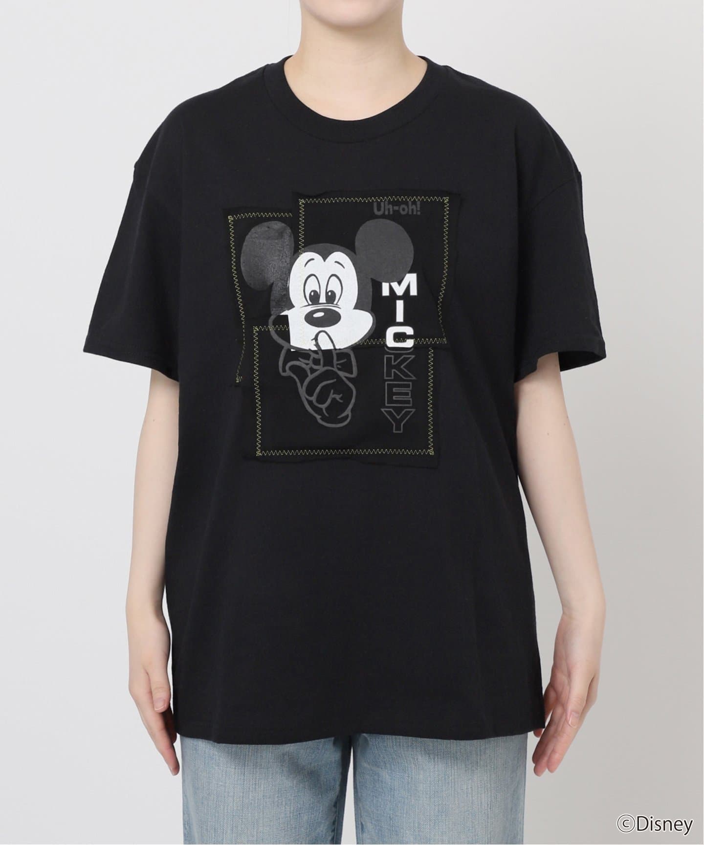 WIFFLE / ウィッフル 別注パッチワークMICKY Tee（Tシャツ