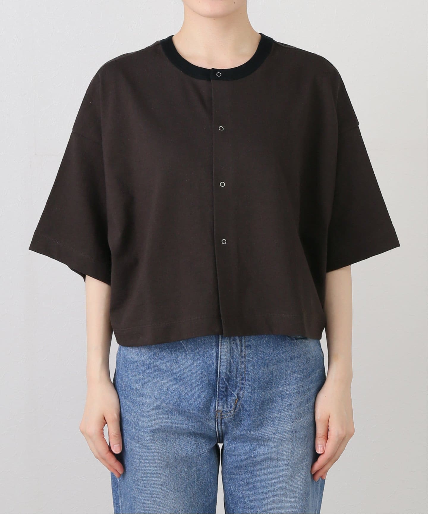 CURRENTAGE カレンテージ buttonBasque バスクシャツ 3 CURRENTAGE カレンテージ buttonBasque バスクシャツ 3 - メルカリ