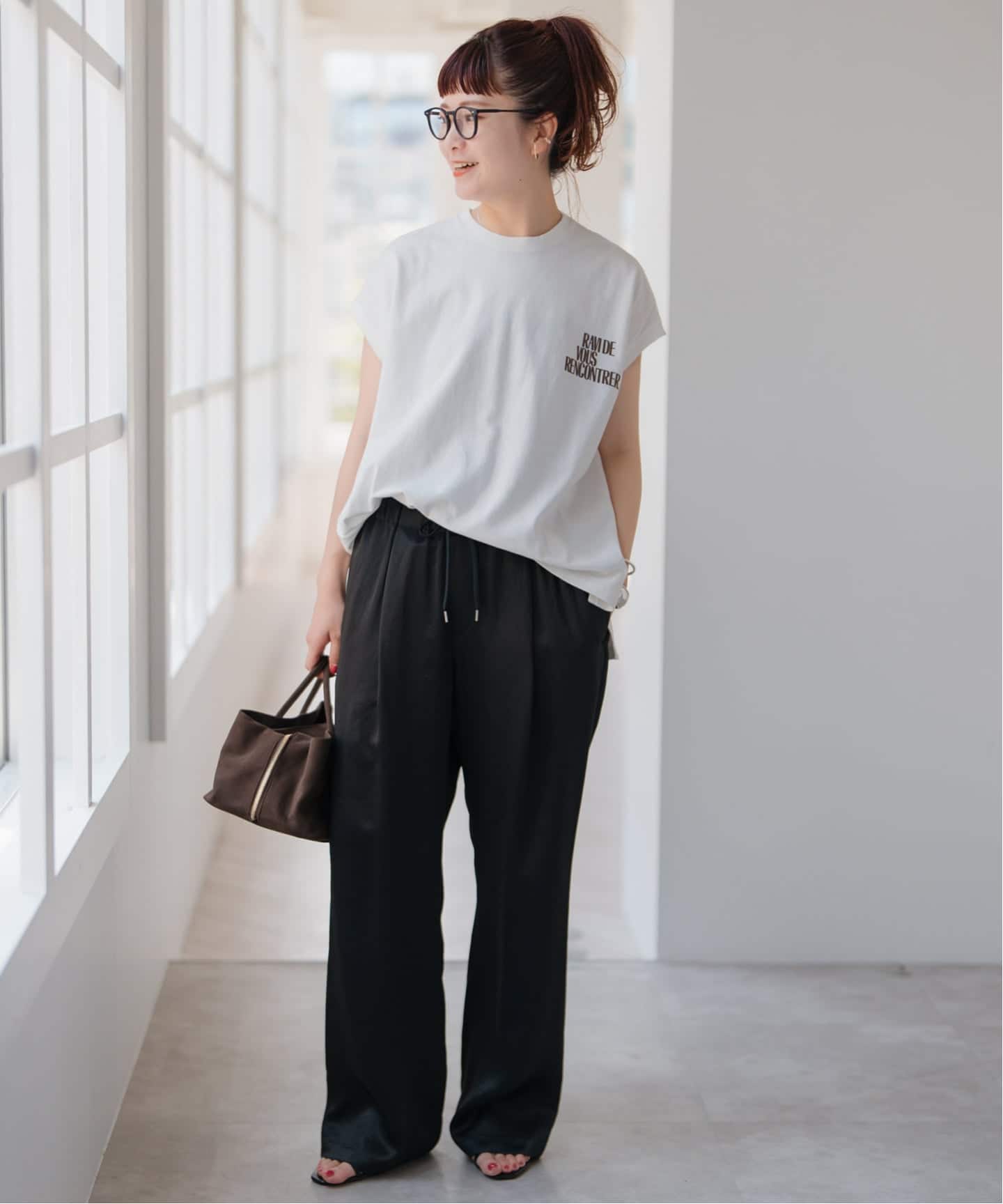トップス non non-hedge シアーデニム切替トップス|TiMTiMオンラインストア