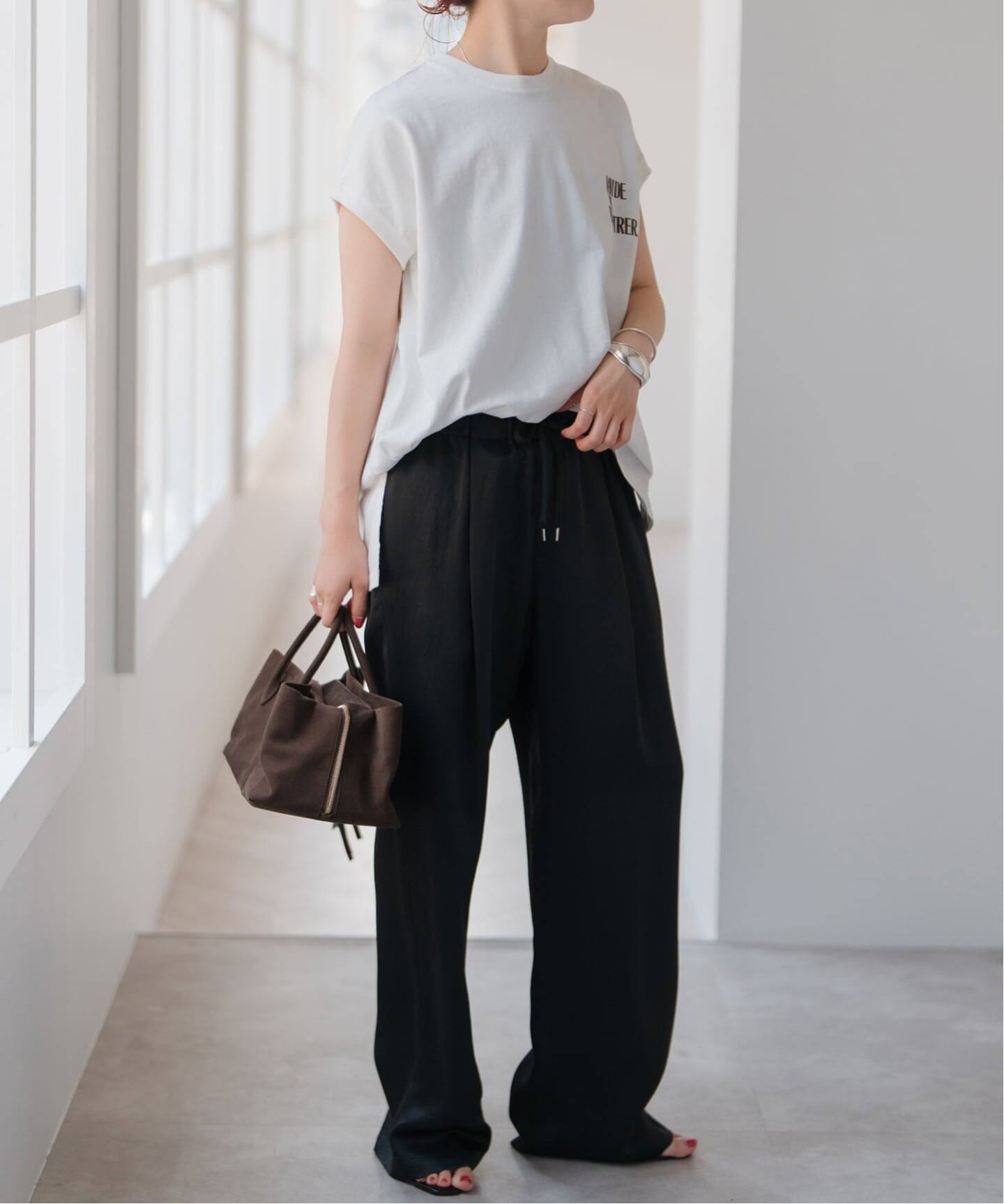 upper hights/アッパーハイツ 別注BIG NO SLEEVE（Tシャツ